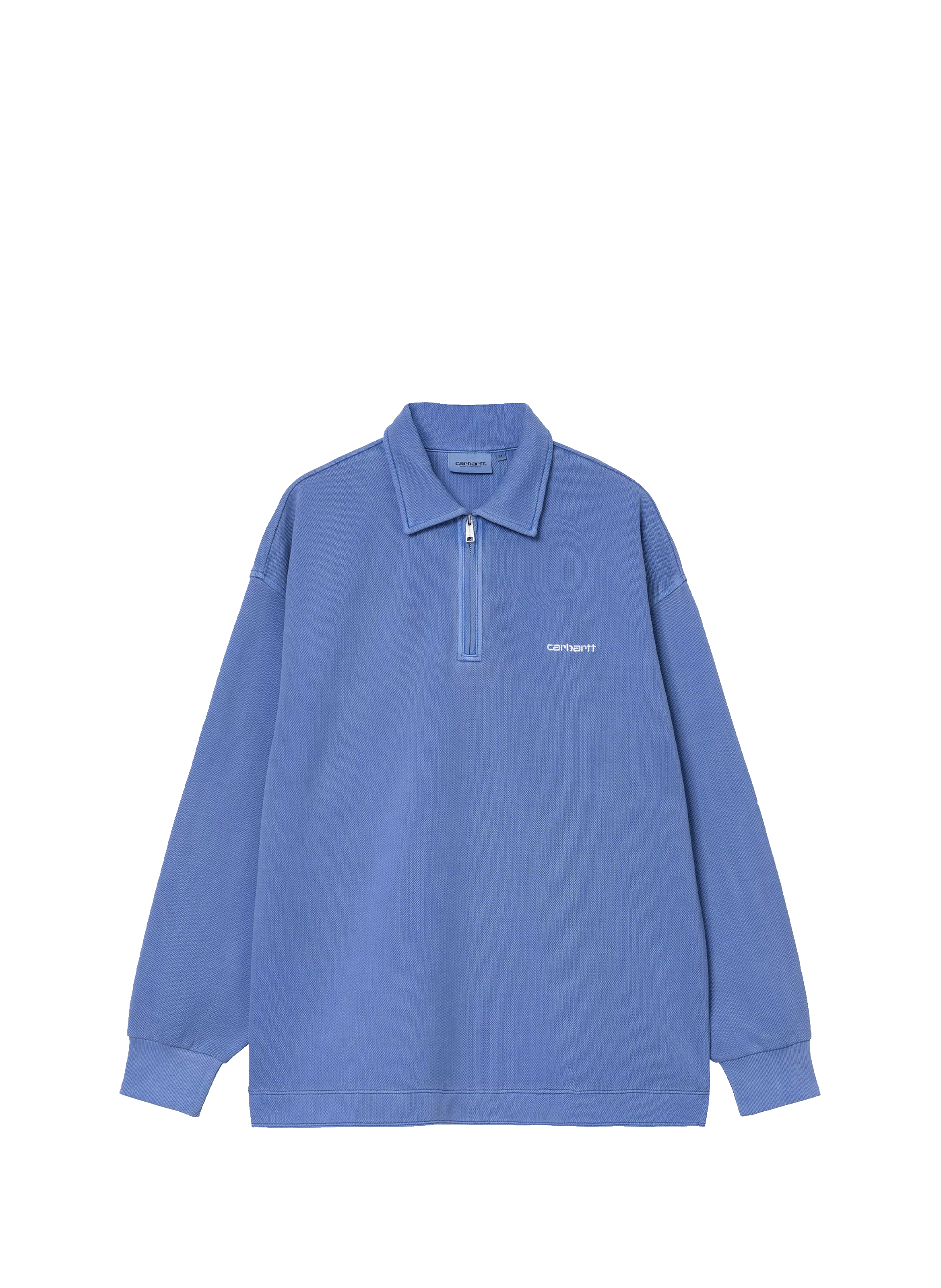Oversized cotton piqué sweater CARHARTT WIP Blue