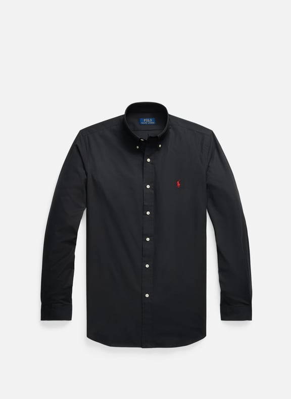 Long-sleeve cotton Shirt Black by POLO RALPH LAUREN POLO RALPH LAUREN Long-sleeve cotton Shirt Black