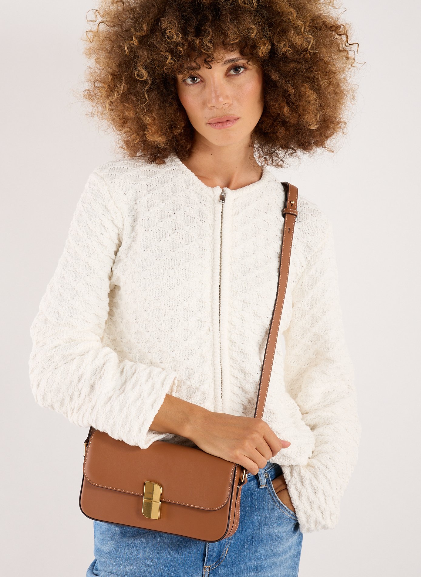 Alice S shoulder bag NAT & NIN Brown