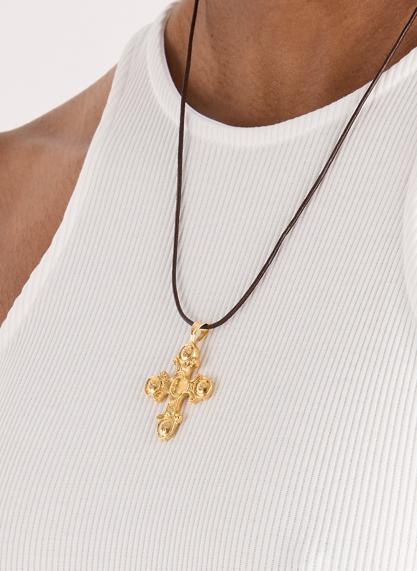 Collier King Neptune  HERMINA ATHENS Marron