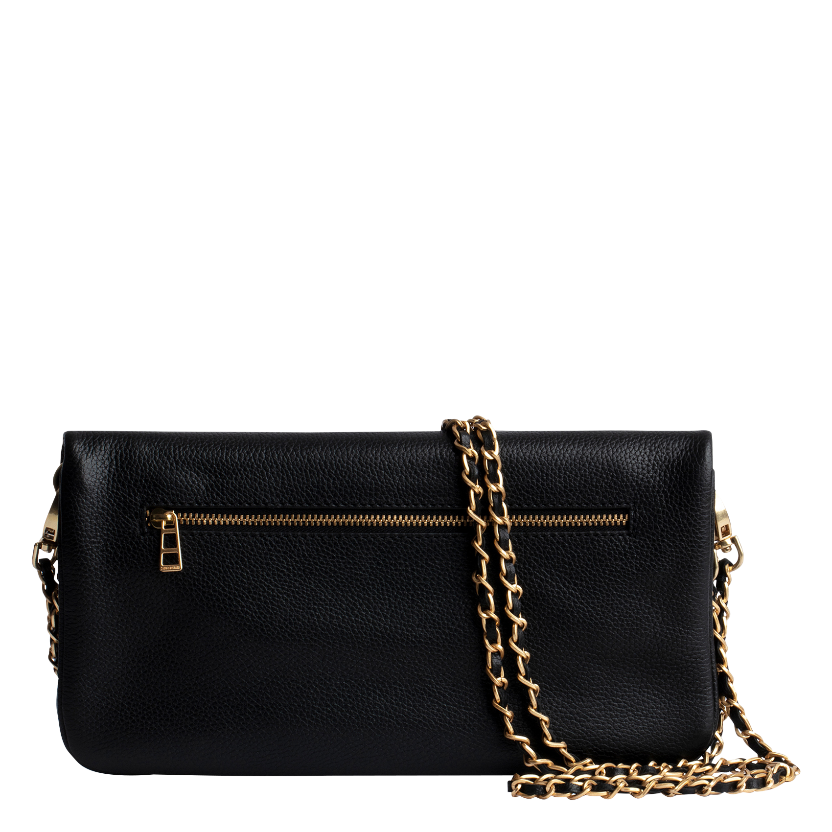 Pochette en cuir rock ZADIG&VOLTAIRE Noir