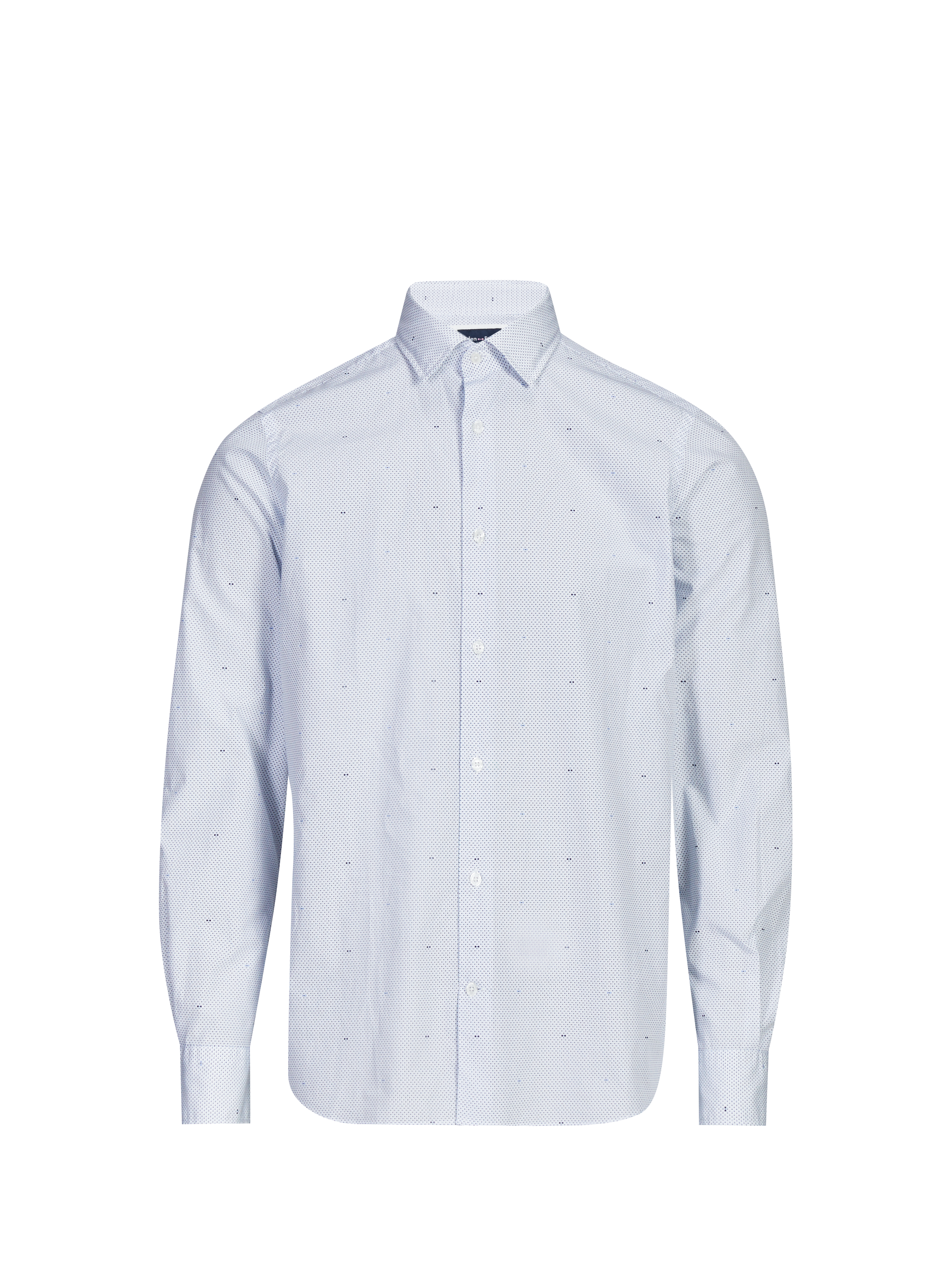 Cotton poplin shirt EDEN PARK Blue
