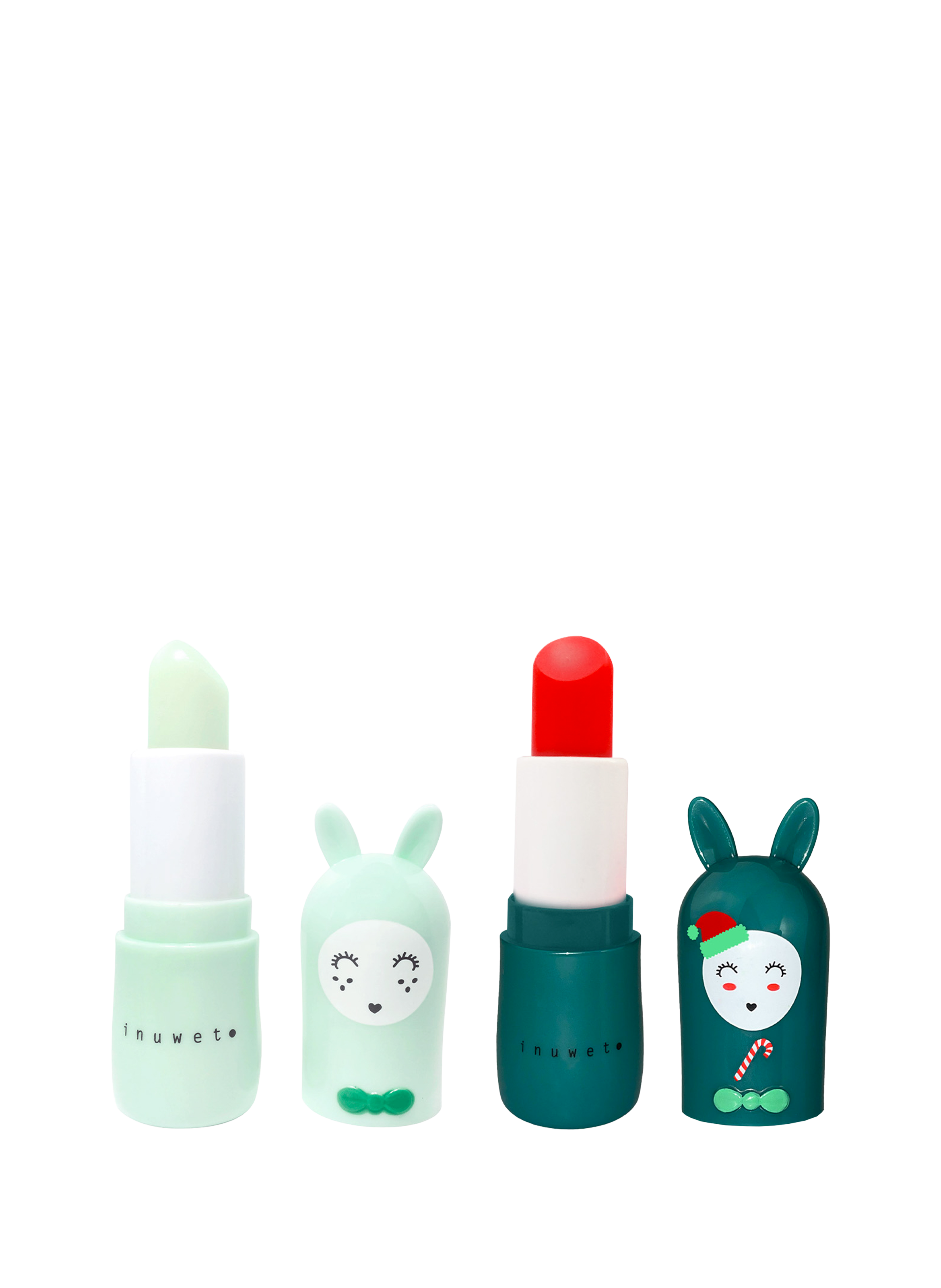 INUWET Star Sequin - Duo Baumes à lèvres - Pomme & Cerise No color