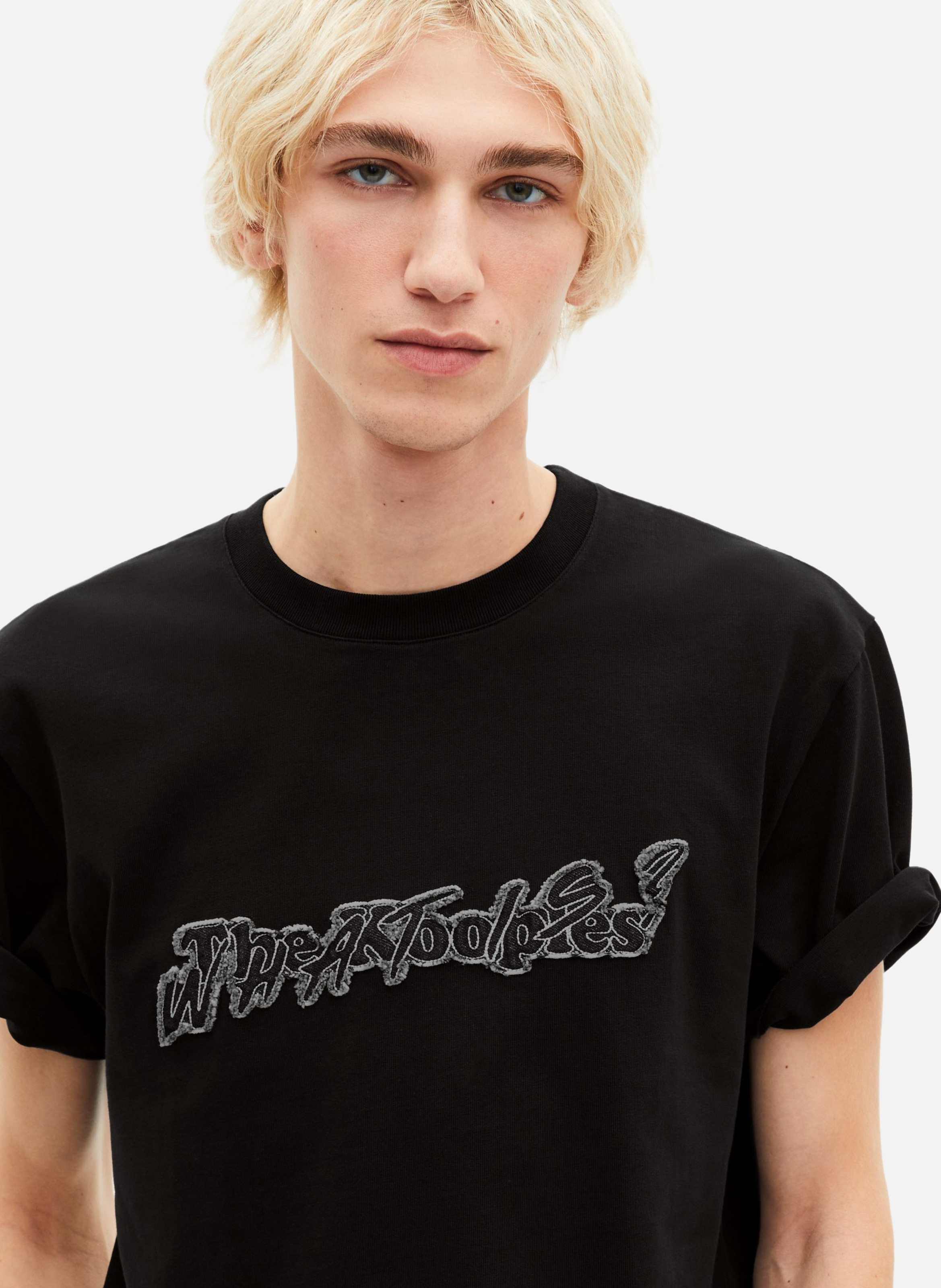 T-shirt what is denim THE KOOPLES Noir