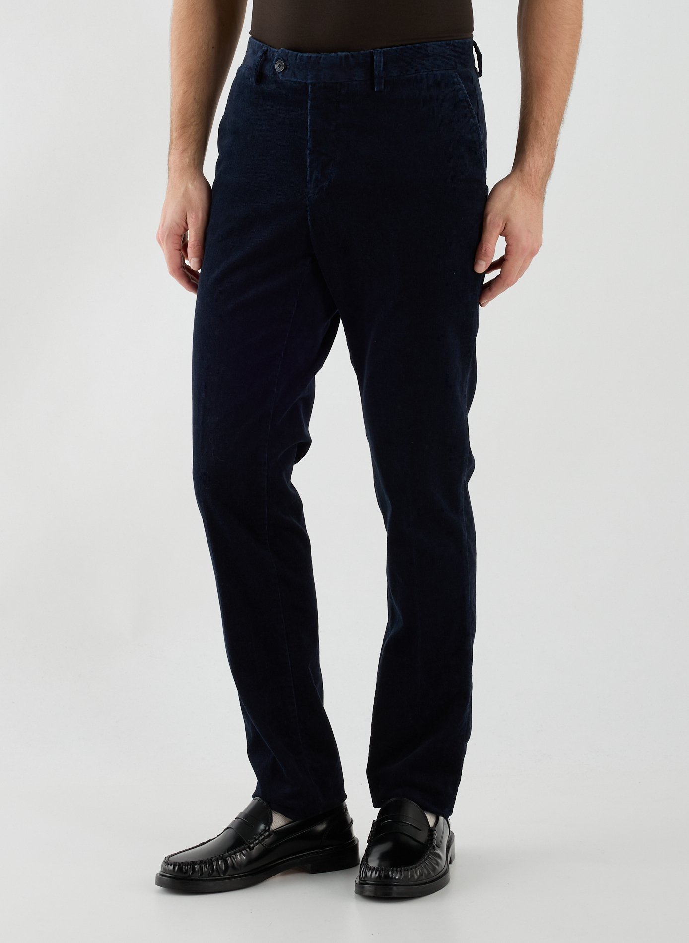 Cotton chino trousers HACKETT Blue