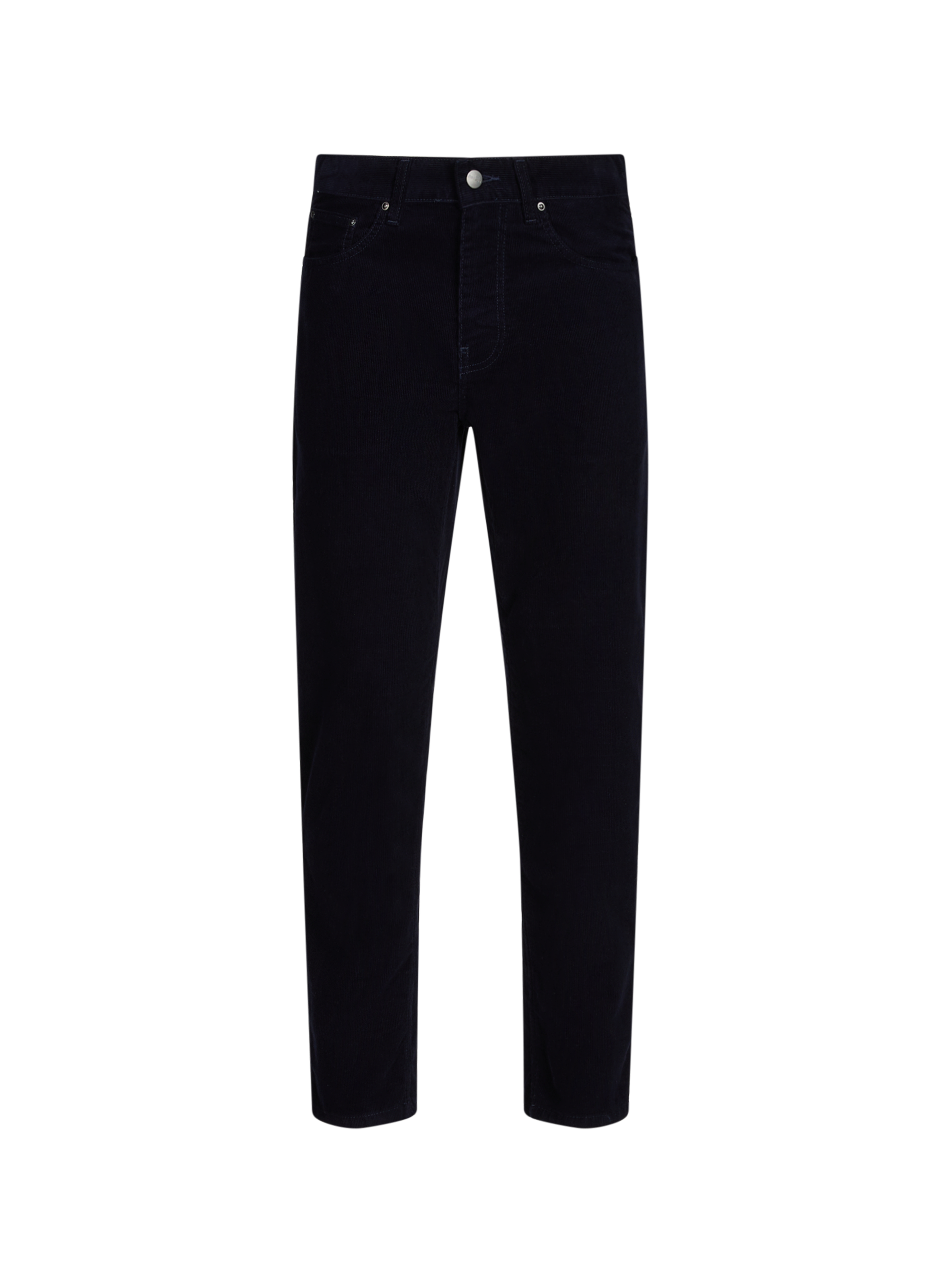 CARHARTT WIP Pantalon velours côtelé en coton Bleu