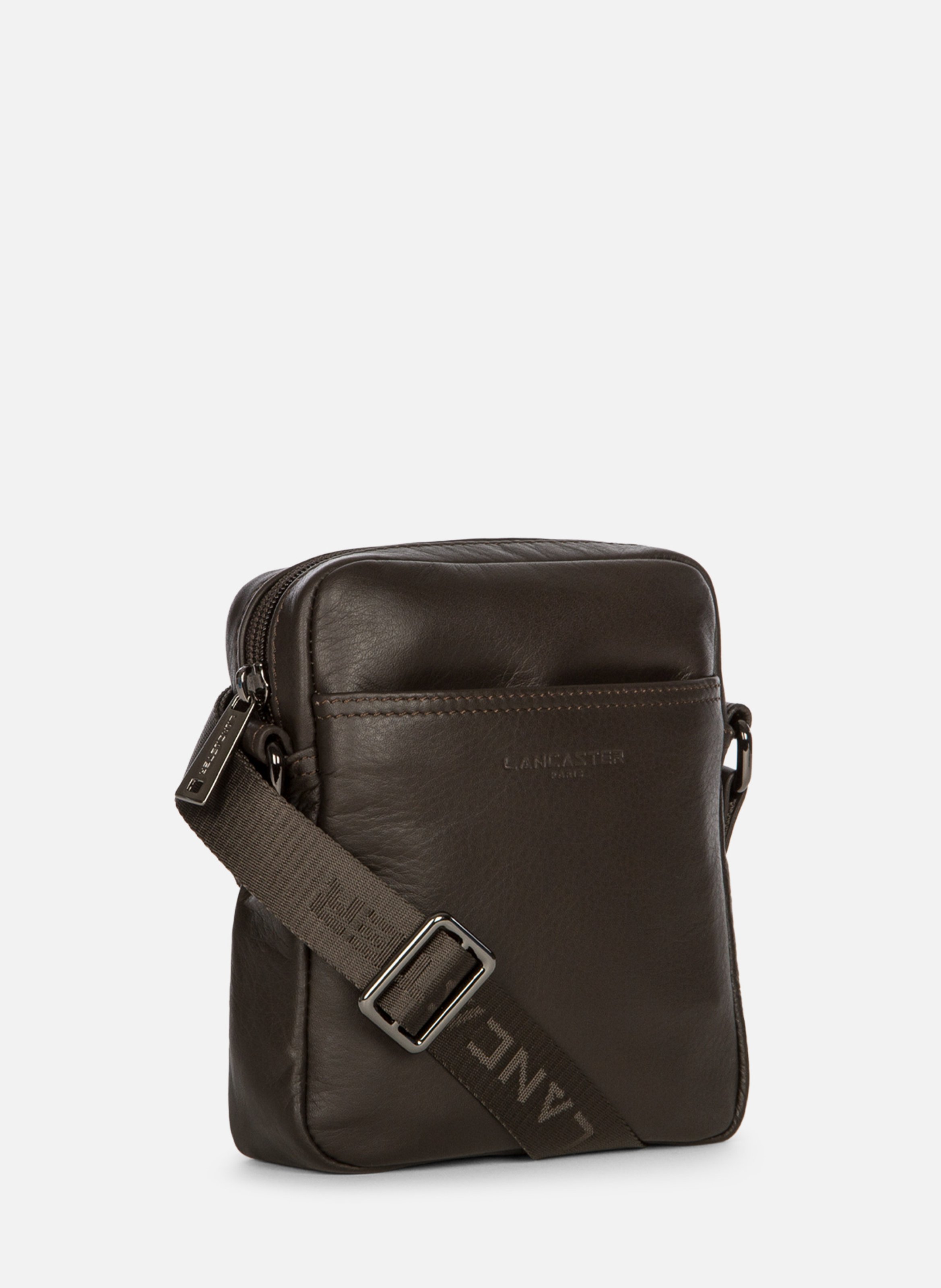 Mini crossbody bag - Soft Vintage Homme LANCASTER Brown