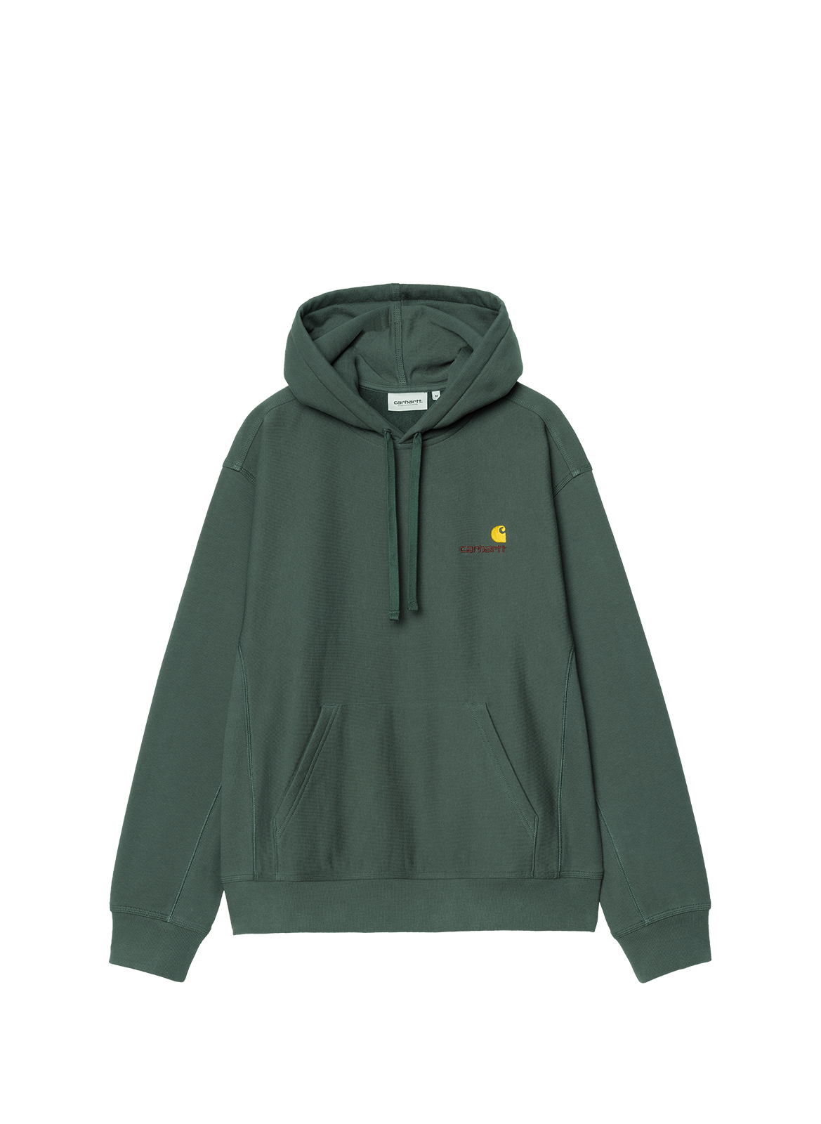 Hoodie brodé en coton  CARHARTT WIP Vert