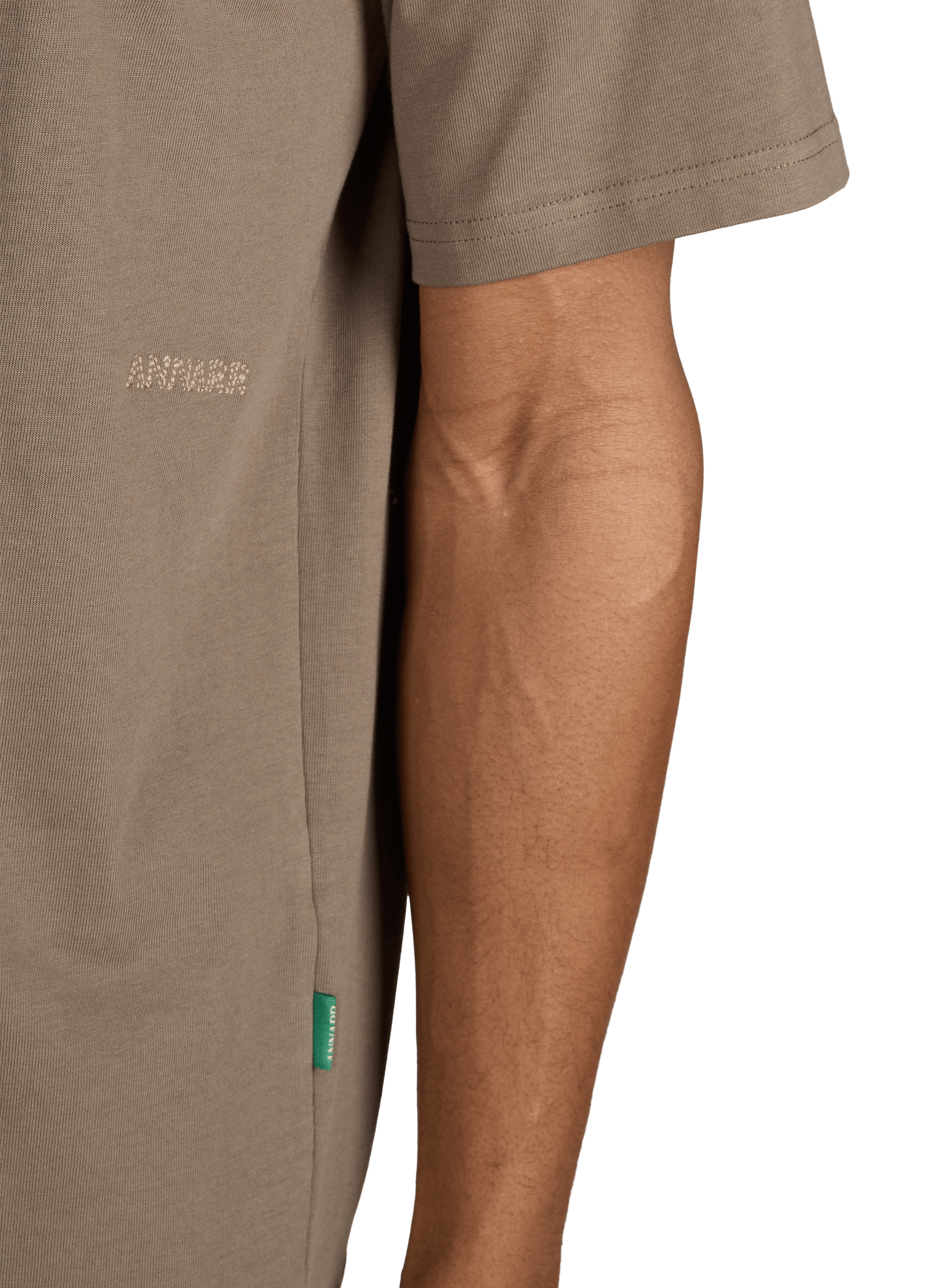 Classic Cotton T-Shirt ANNARR Brown