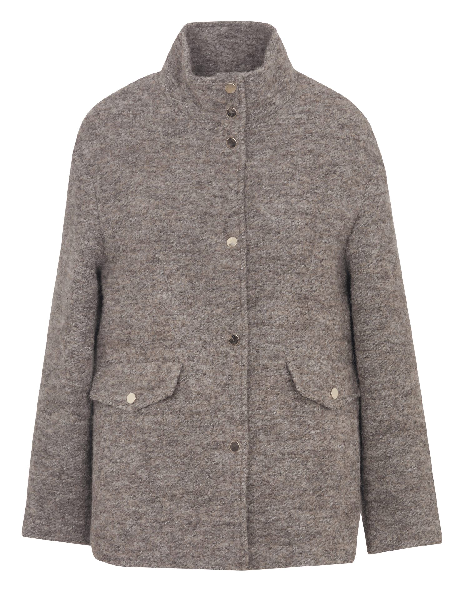 Veste col montant en laine mélangée freddy MAISON 123 Gris