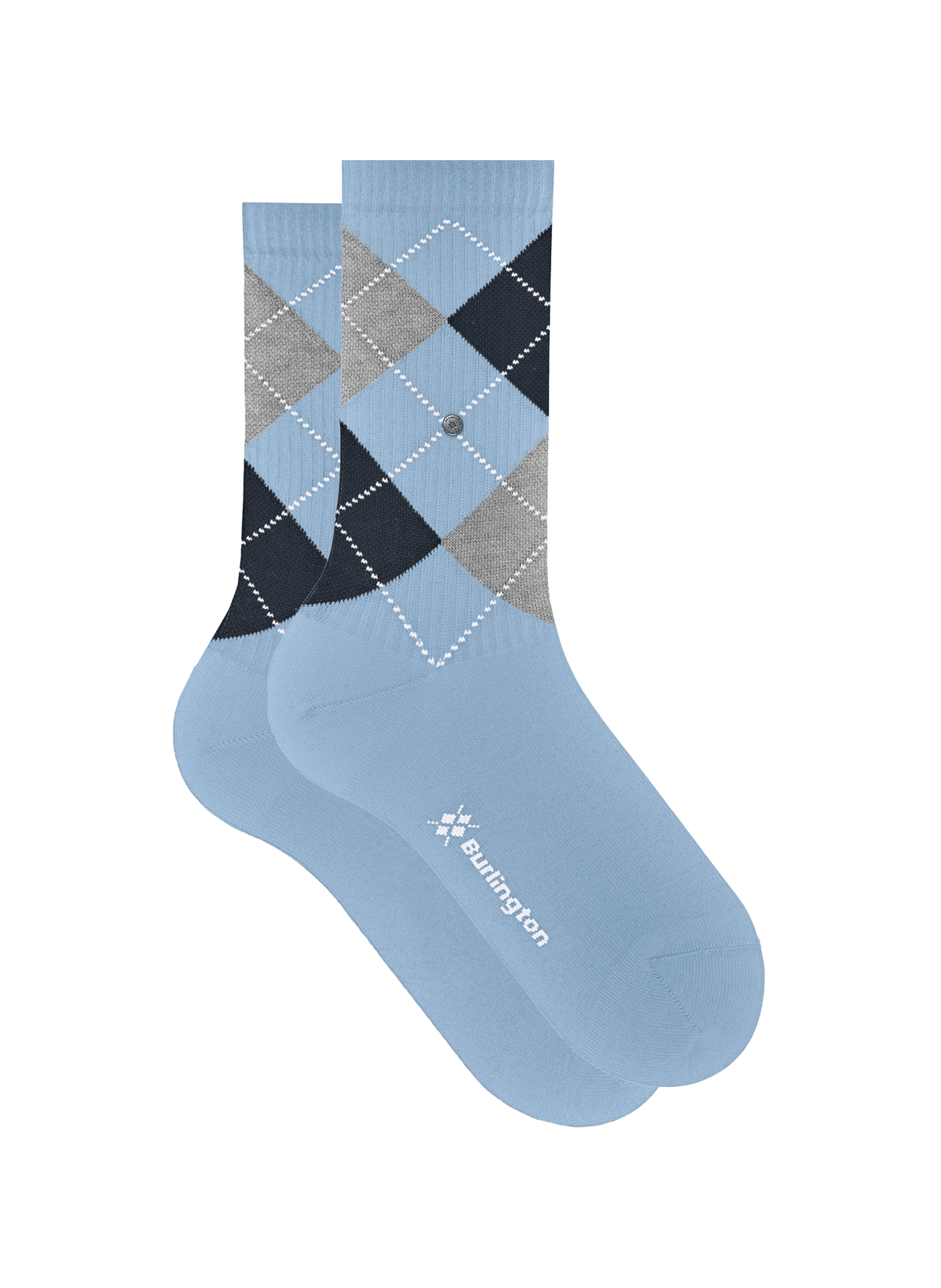 Calcetines de tenis geométricos BURLINGTON Azul