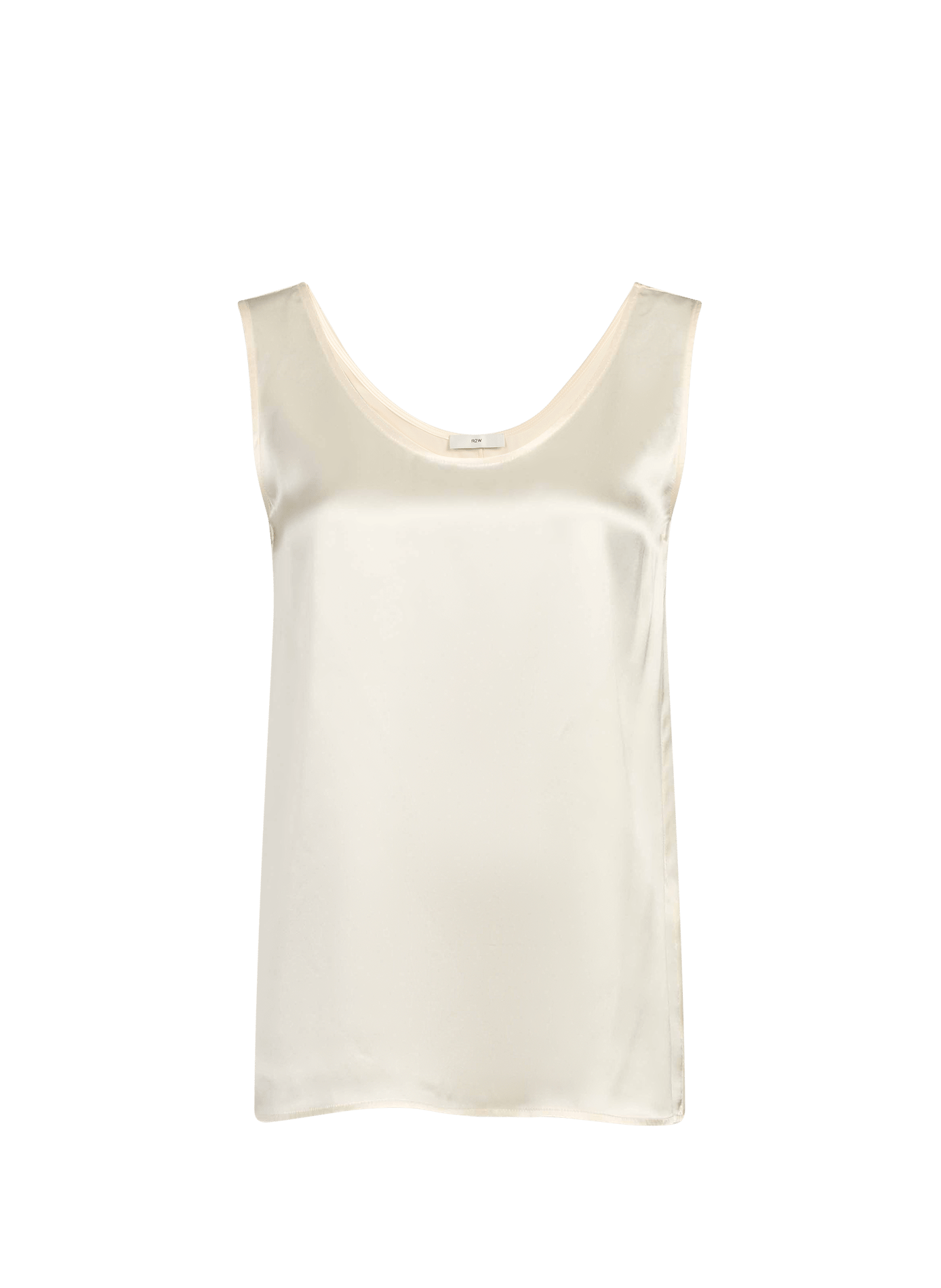Top en soie R2W Beige