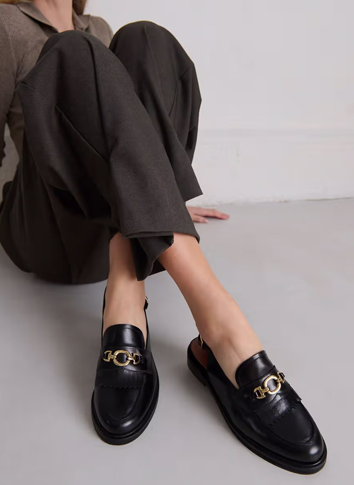 Mocassins en cuir delphy JONAK Noir