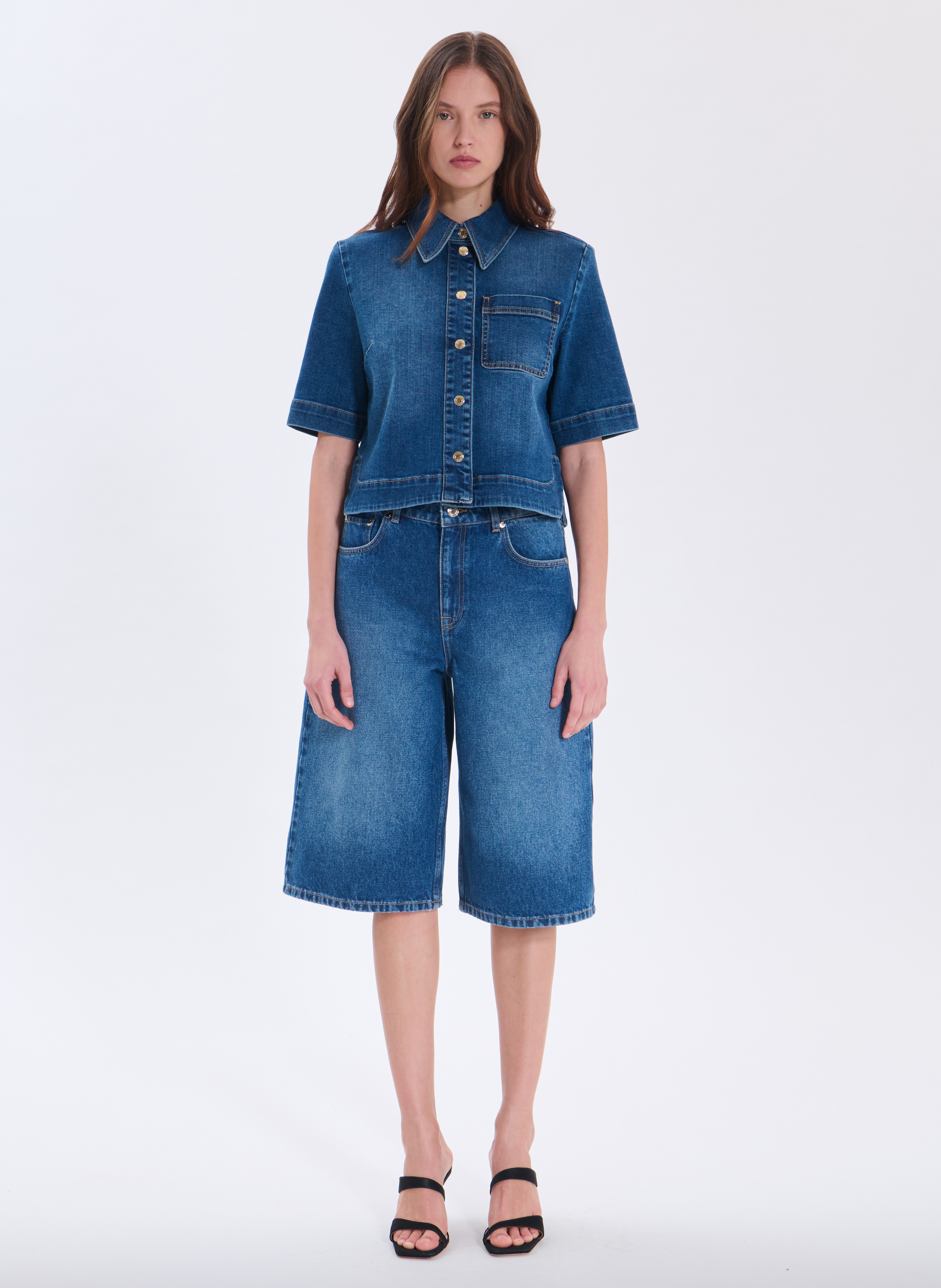 Top  celina ZAPA Bleu