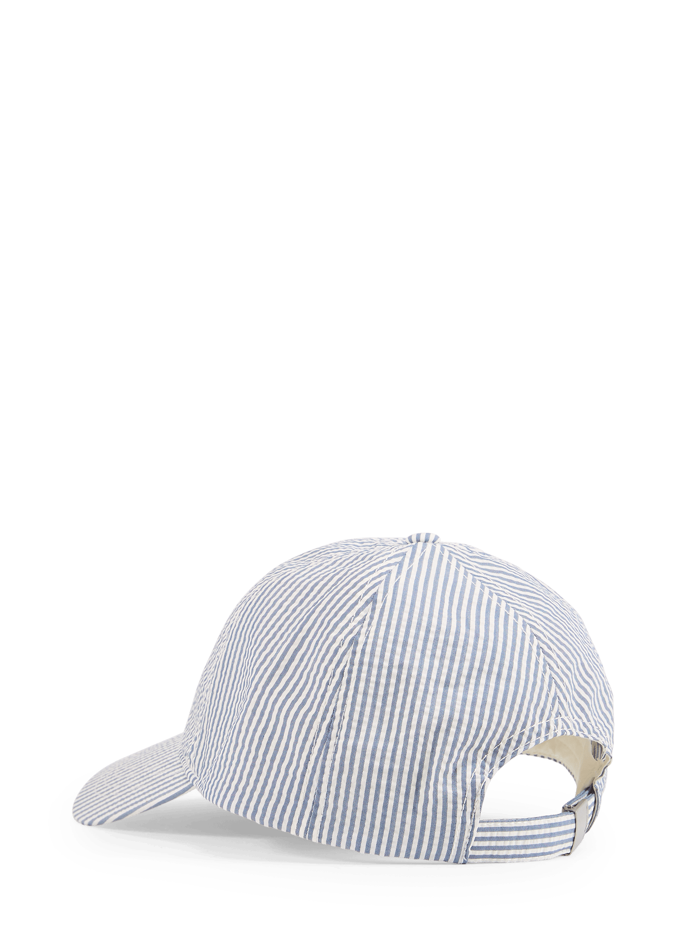 Gestreepte Seersucker pet GANT Blauw