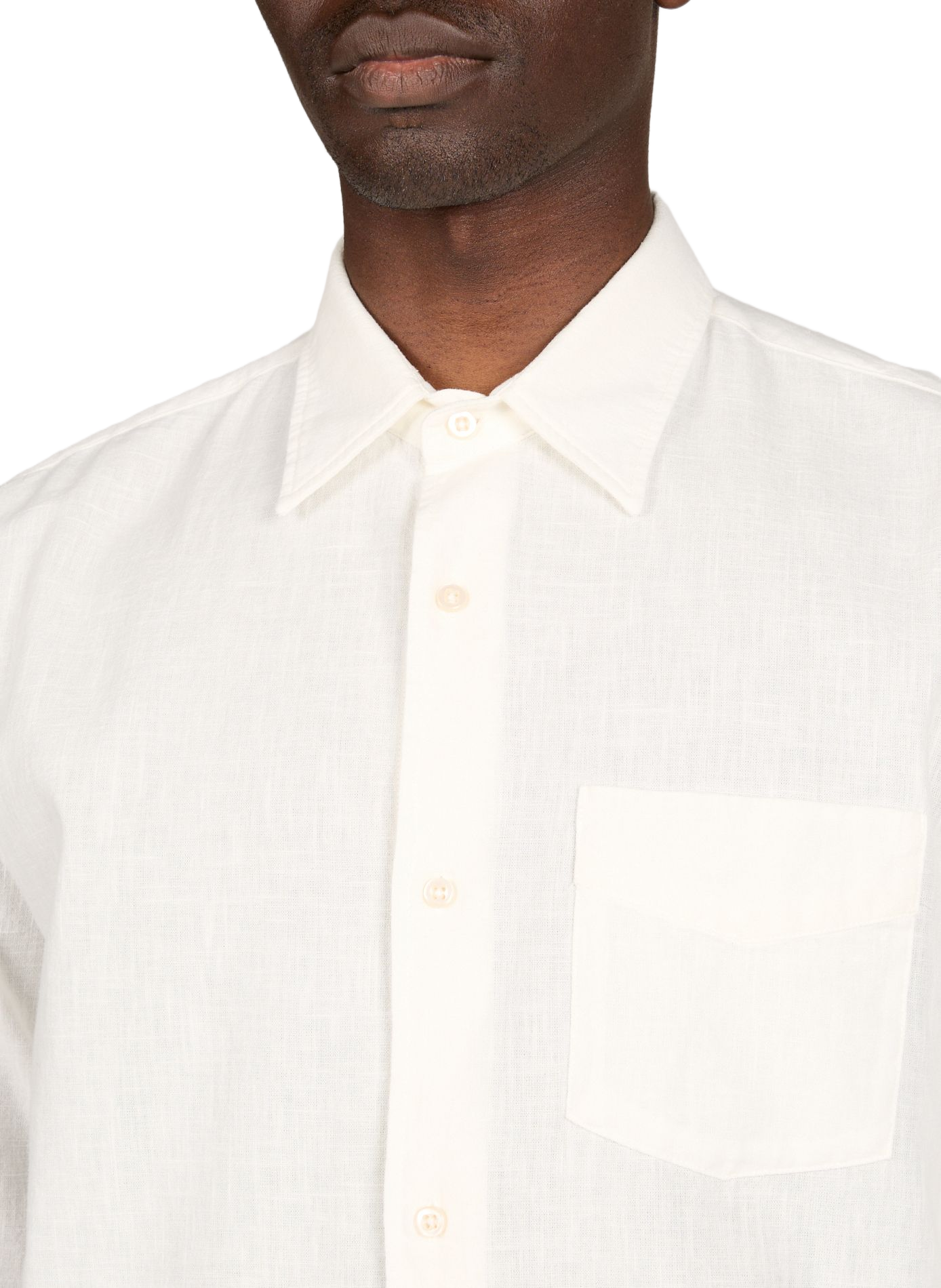 Classic collar shirt OFFICINE GENERALE White