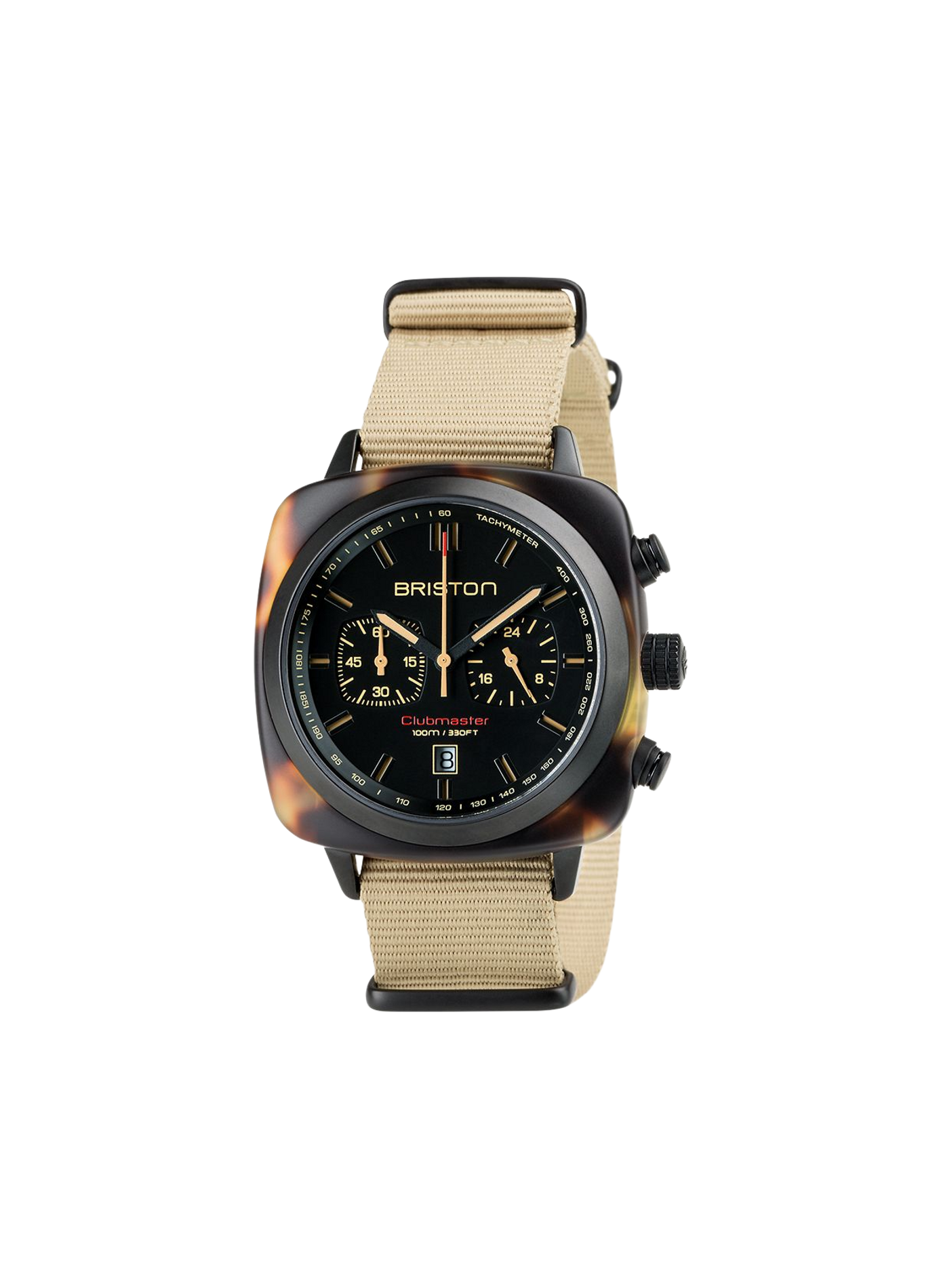 Montre Clubmaster Sport en nylon BRISTON Noir