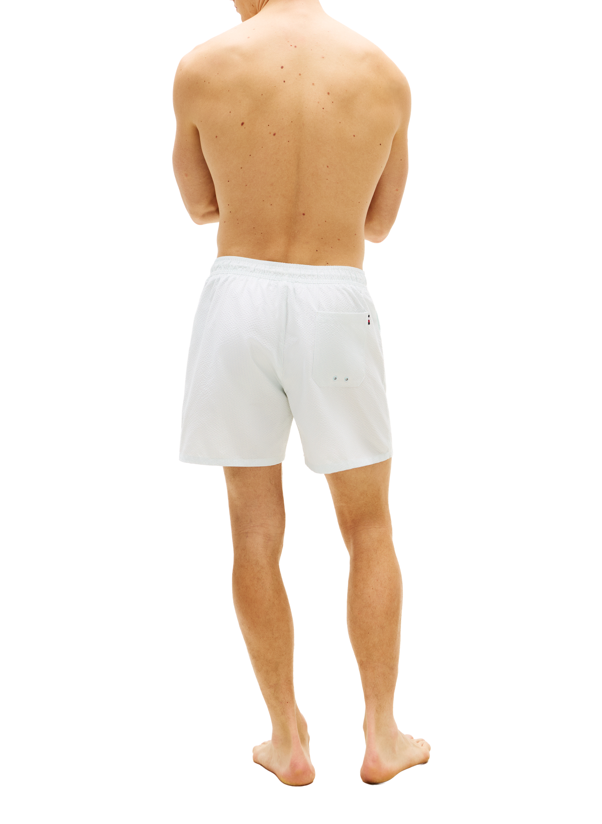 Short de bain rayé  TOMMY HILFIGER Bleu