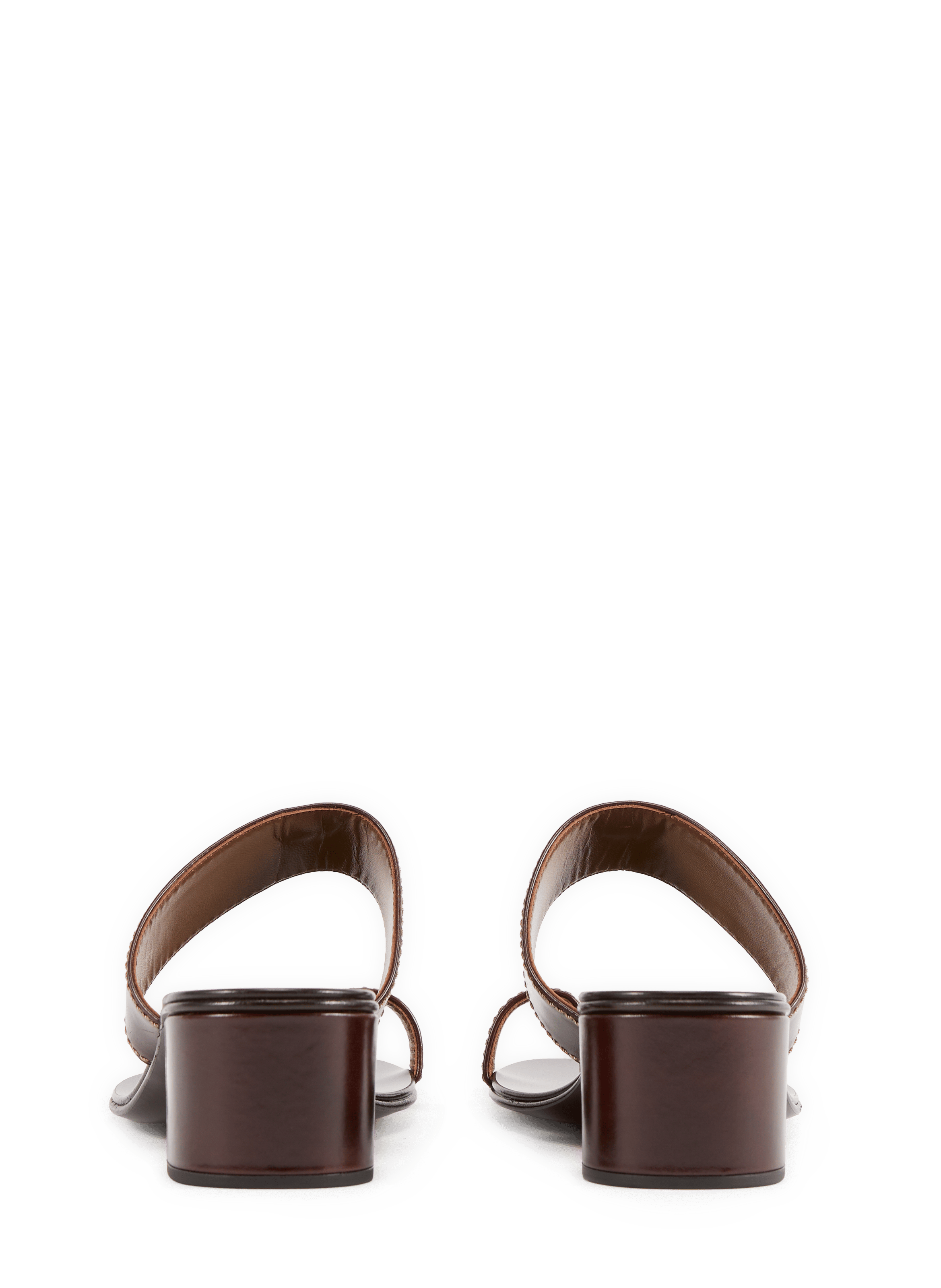 Sandales à talons et tongs Nitis en cuir GIUSEPPE ZANOTTI Marron