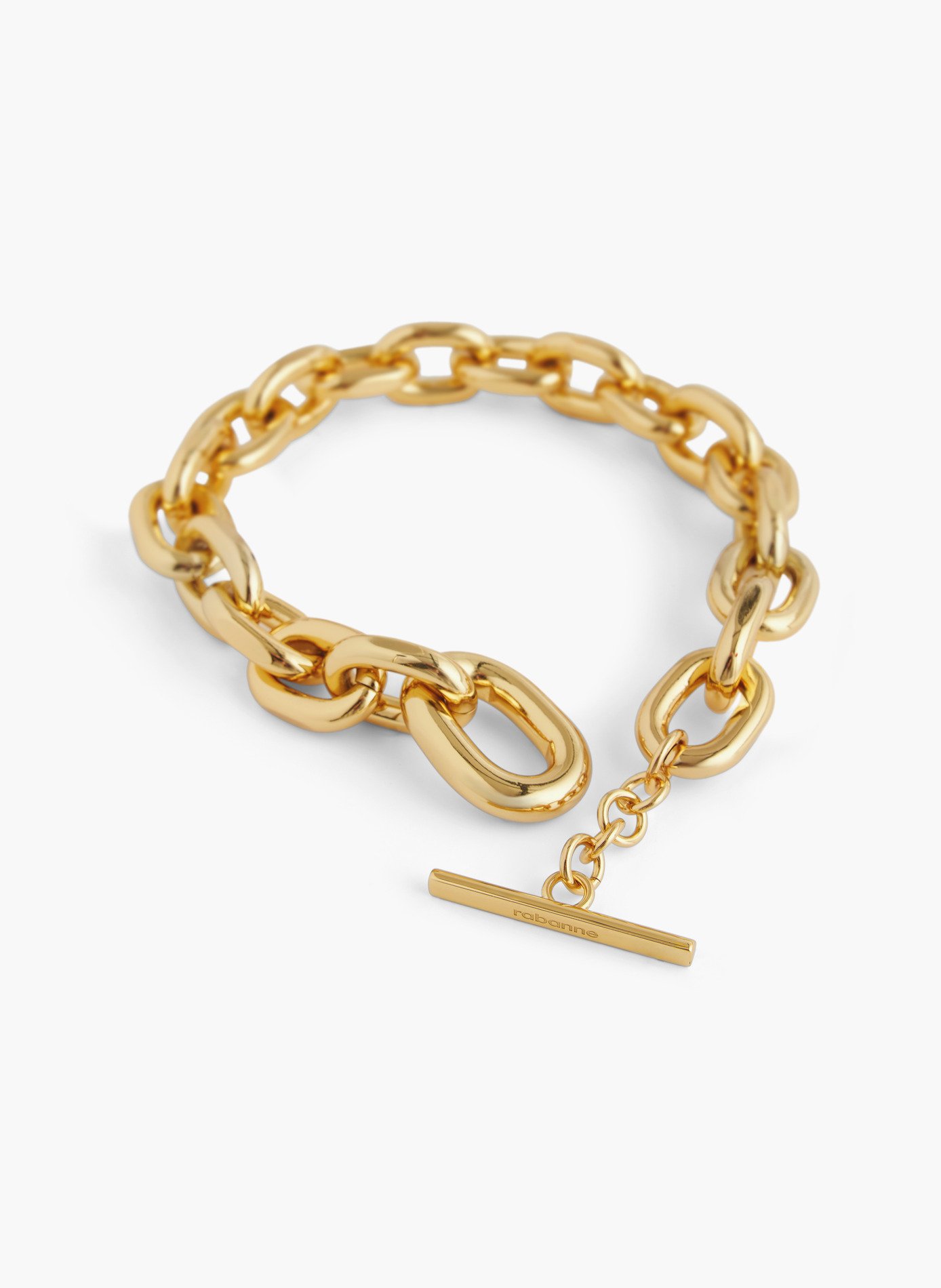 Collier xl link RABANNE Doré