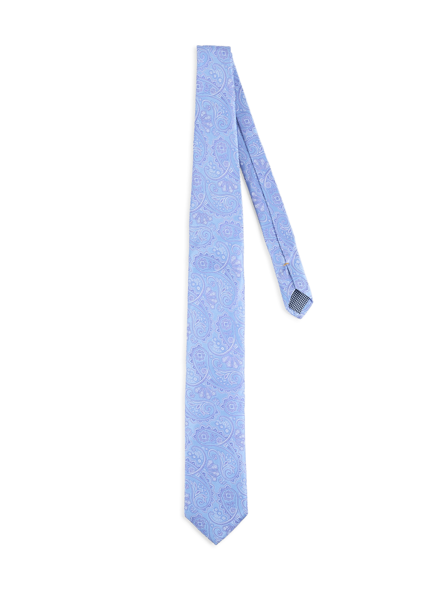Zijden bedrukte stropdas ETON Blauw