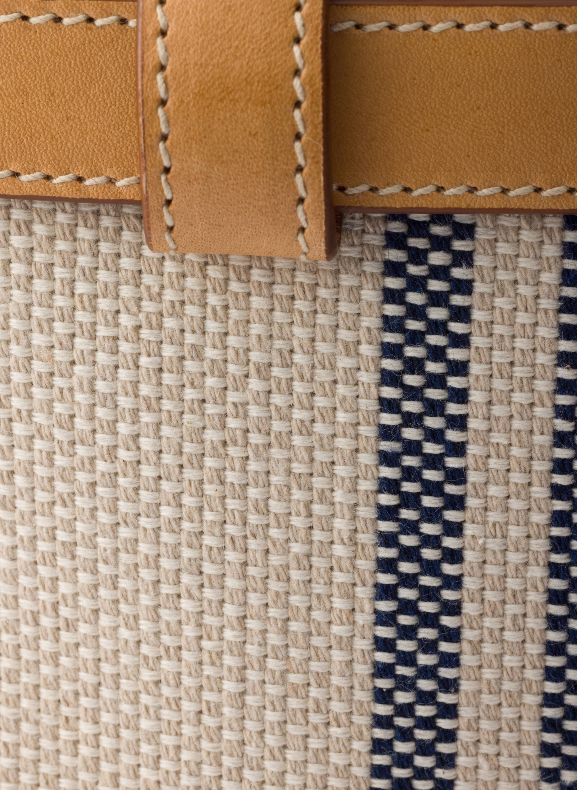 Petit sac prada buckle en toile et cuir PRADA Beige
