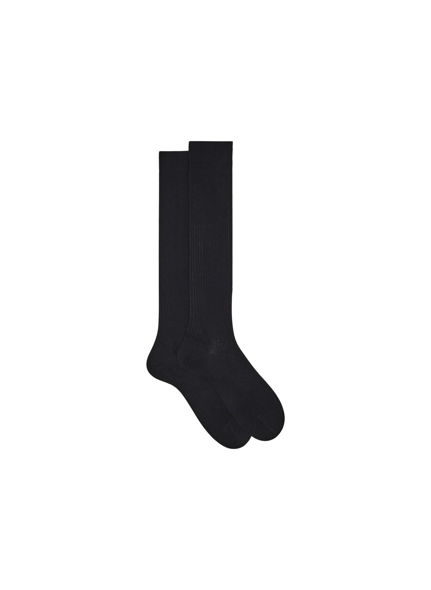 Ribbed cotton mid-calf socks DORÉ DORÉ Black