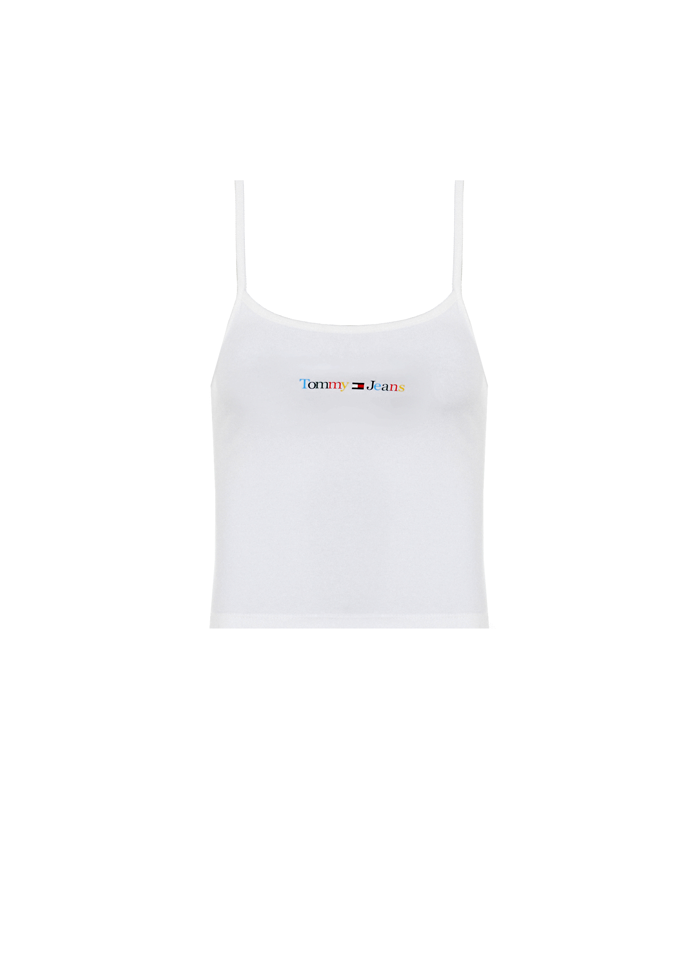 Top à logo en coton organique