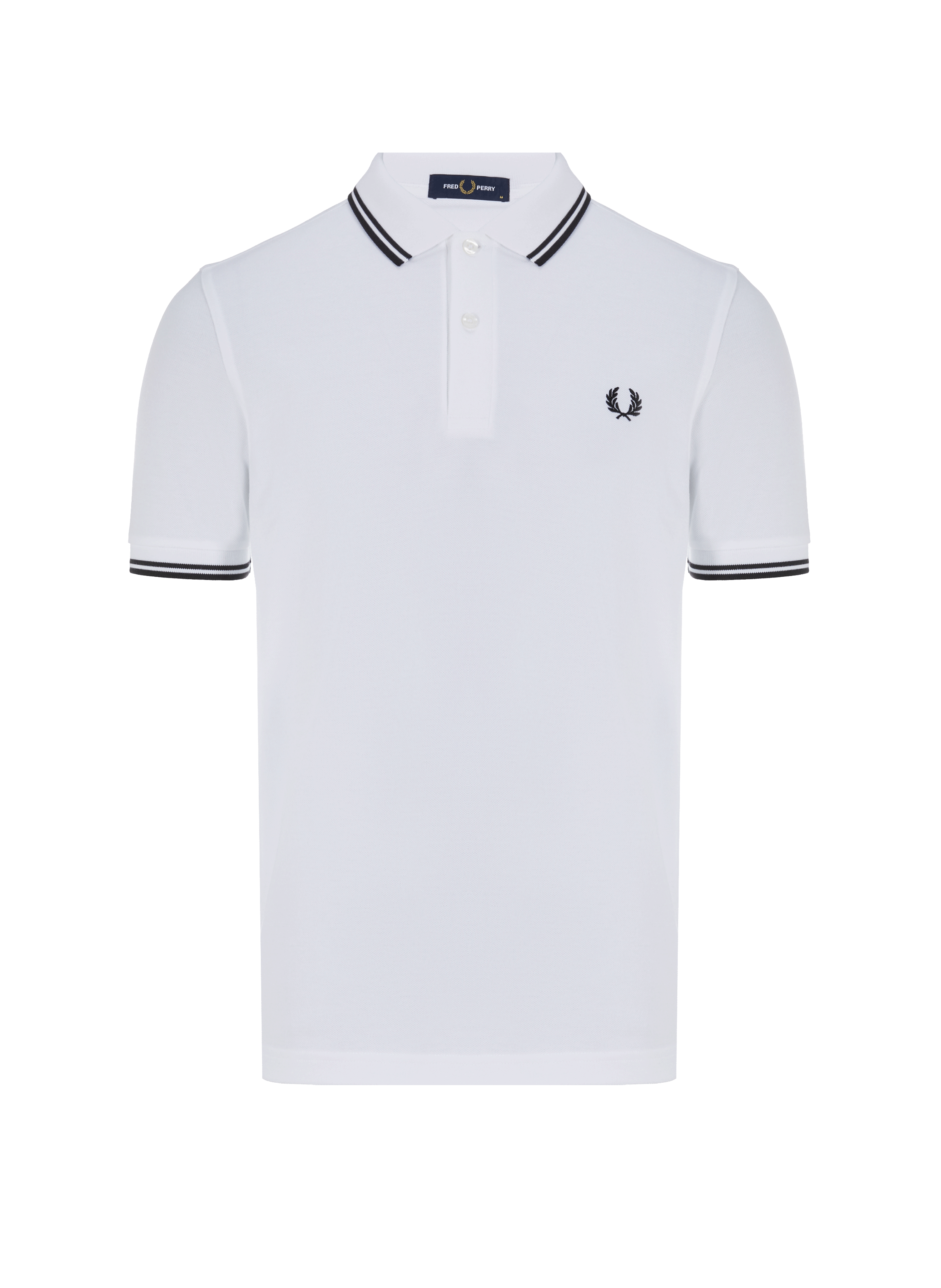 Cotton piqué polo shirt FRED PERRY White
