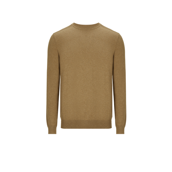 Selected Pima Cotton Jumper In Brown