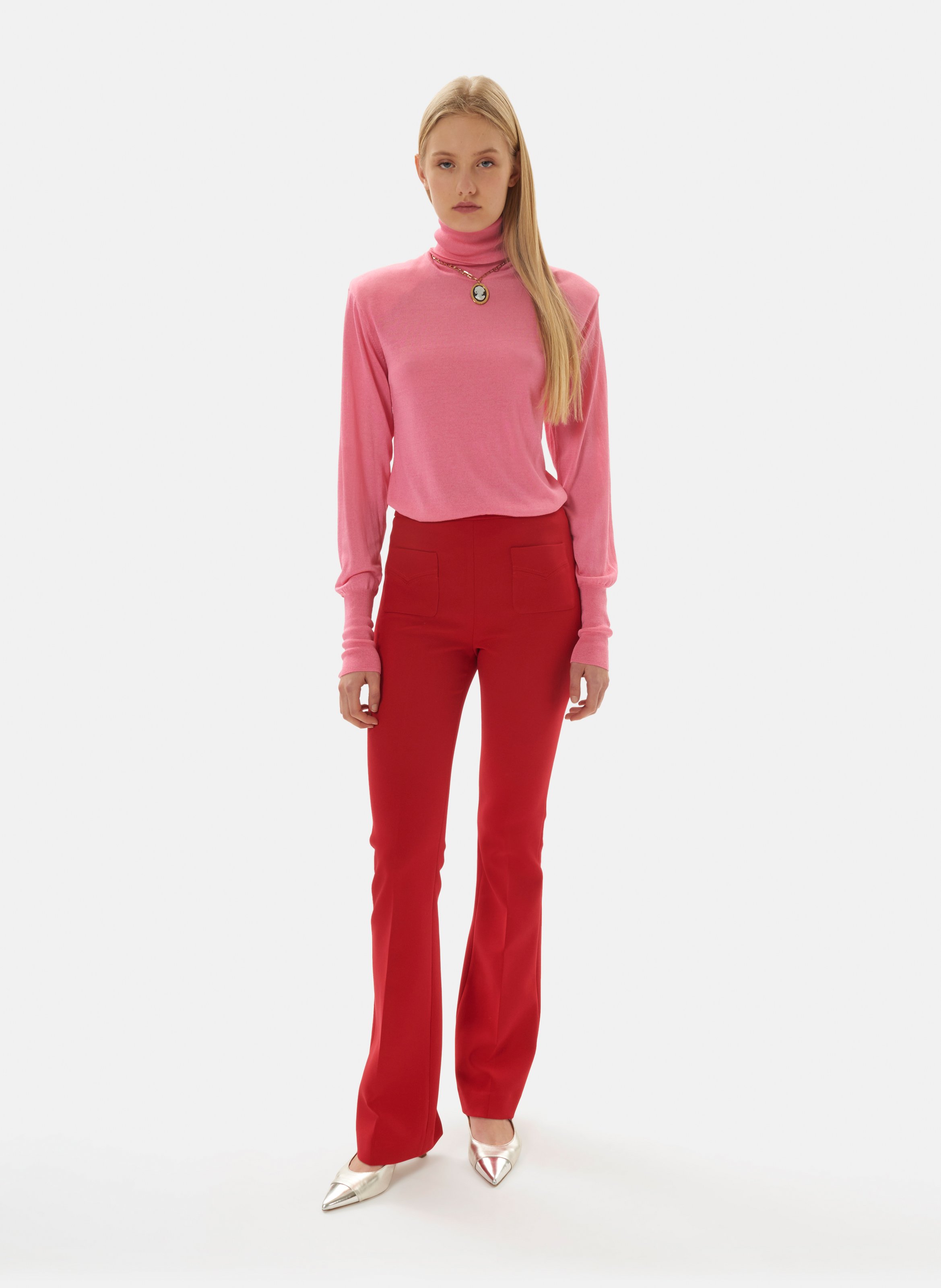 Pantalon pearl TARA JARMON Rouge