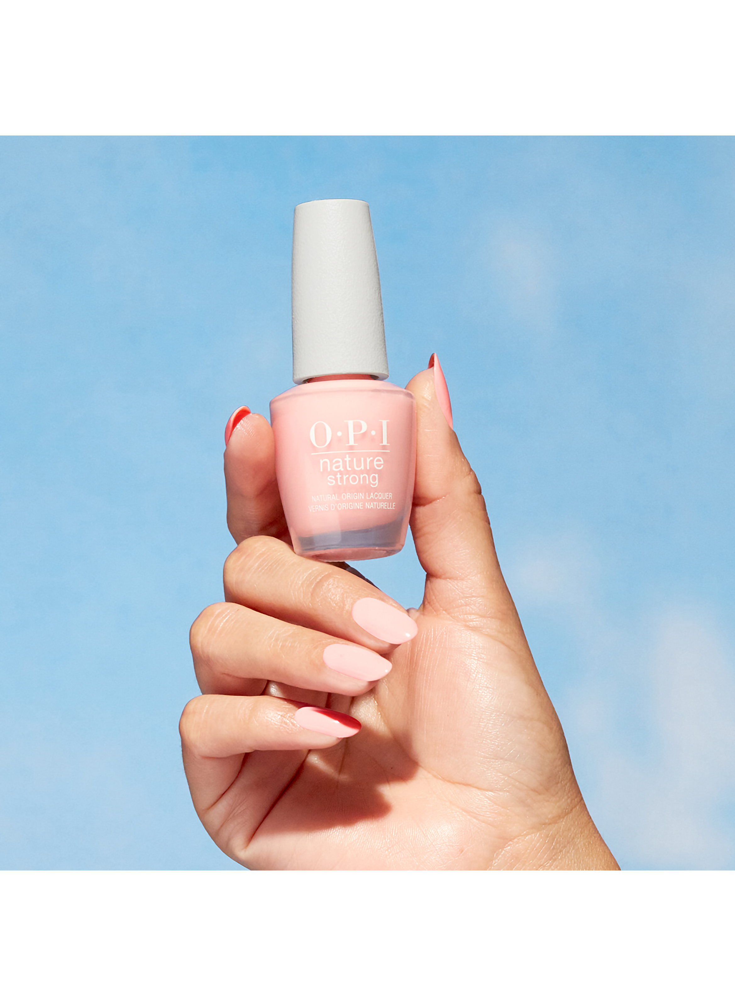Let Nature Take Its Quartz - Nature Strong - Vegan Nail Polish OPI Rose