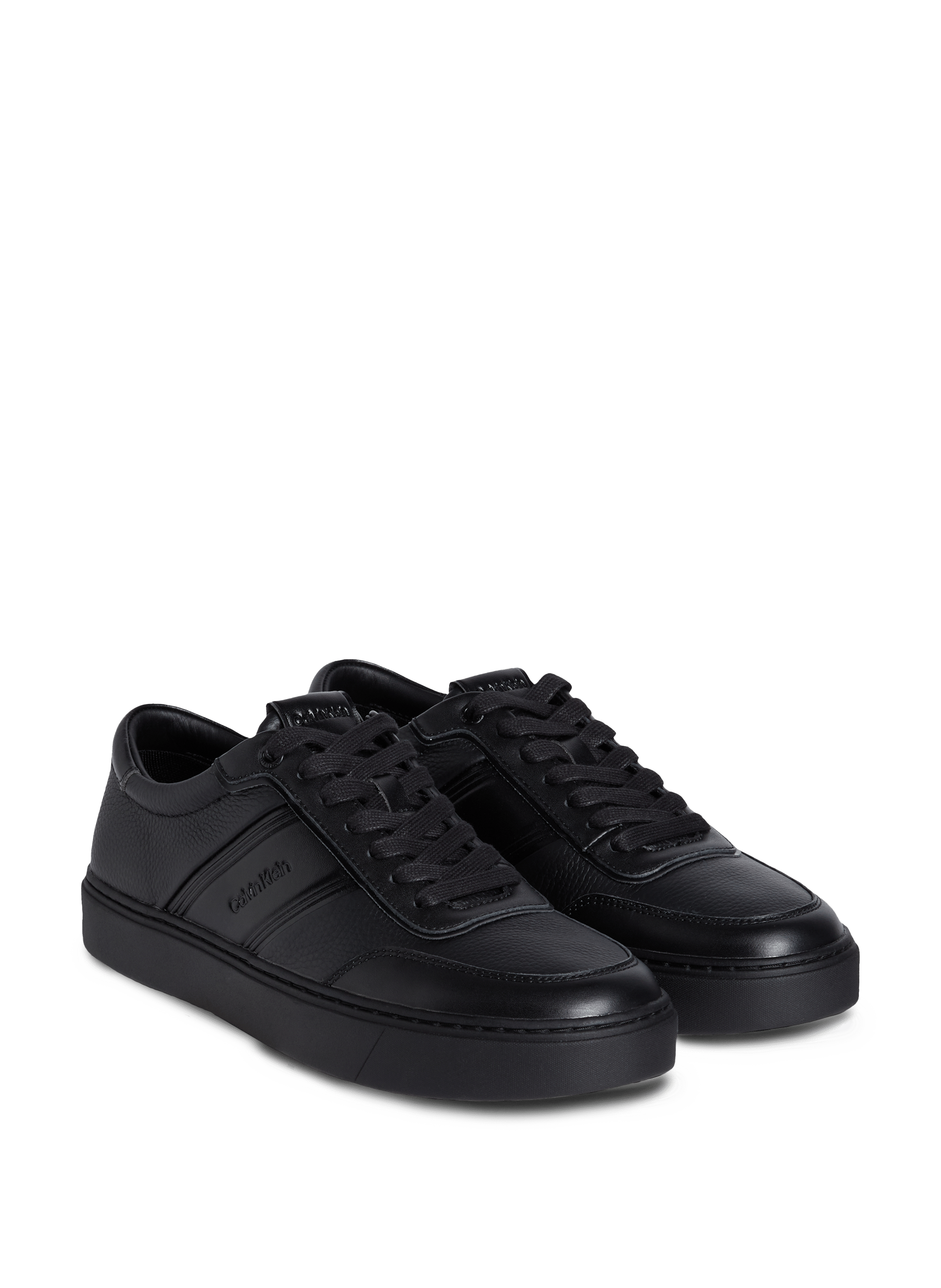 Baskets en cuir CALVIN KLEIN Noir