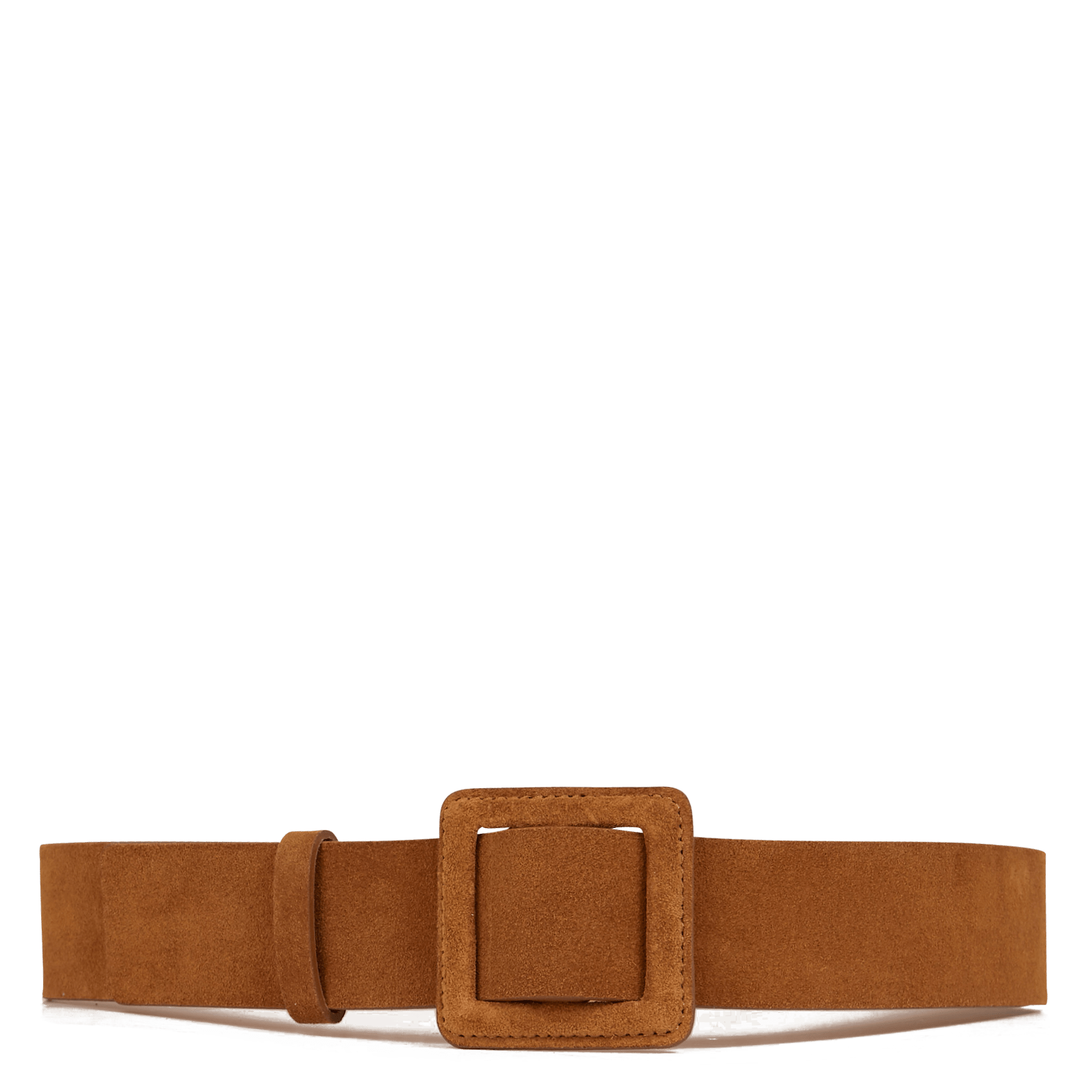 Ceinture à boucle en cuir betty BA&SH Marron