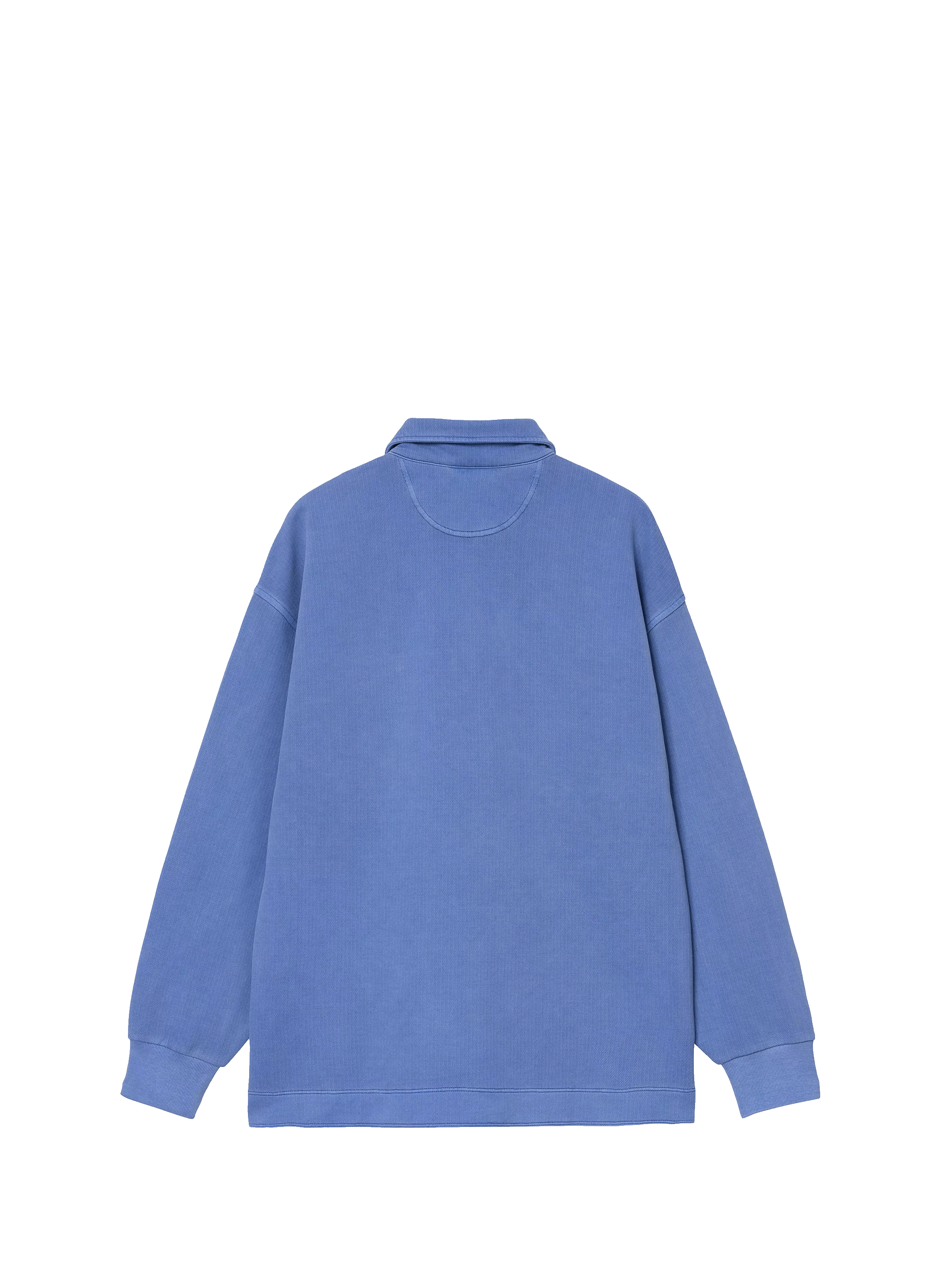 Oversized cotton piqué sweater CARHARTT WIP Blue