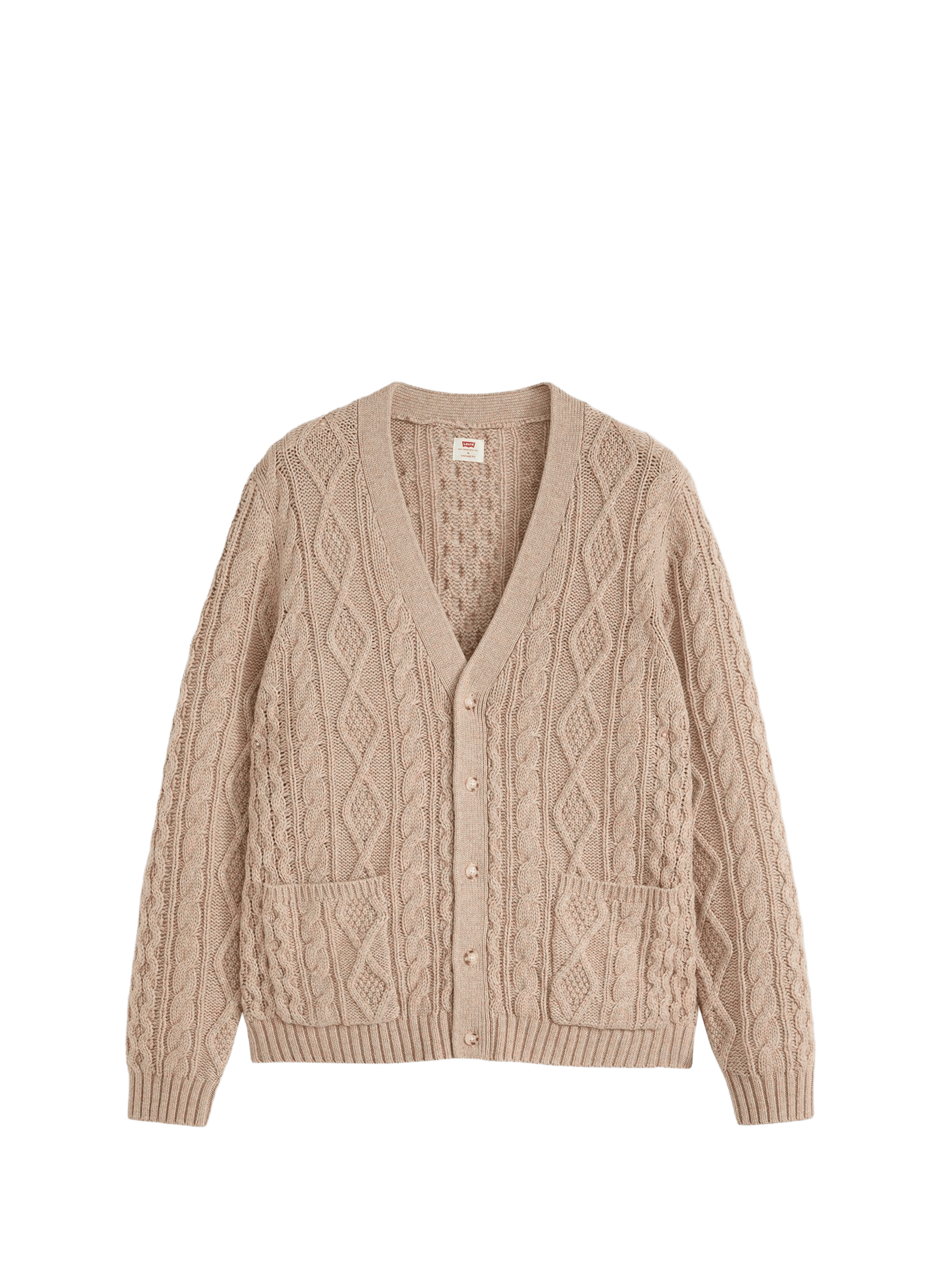 Knitted cardigan LEVI'S Beige