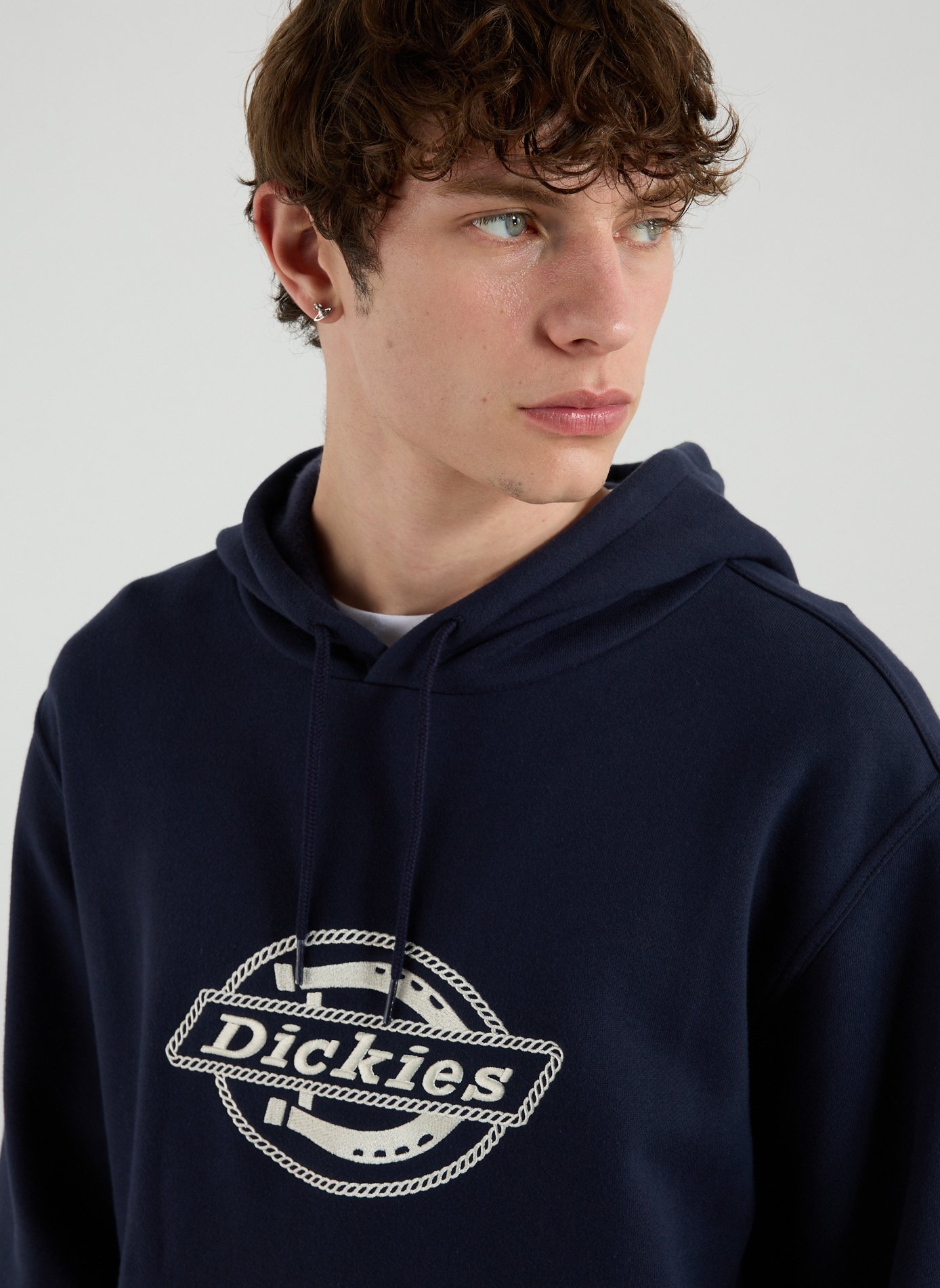 Logo hoodie DICKIES Blue