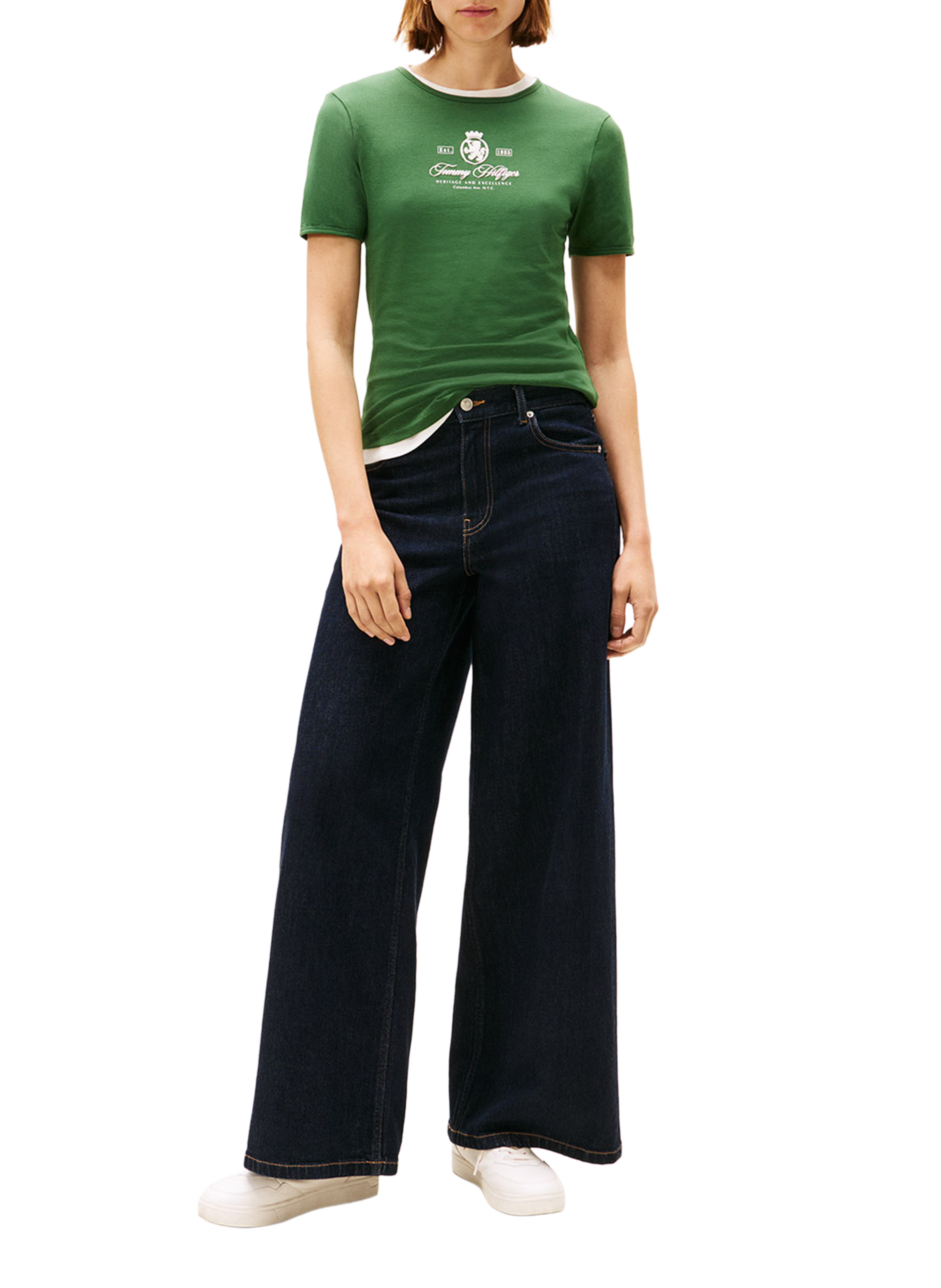 Classic Cotton T-Shirt TOMMY HILFIGER Green