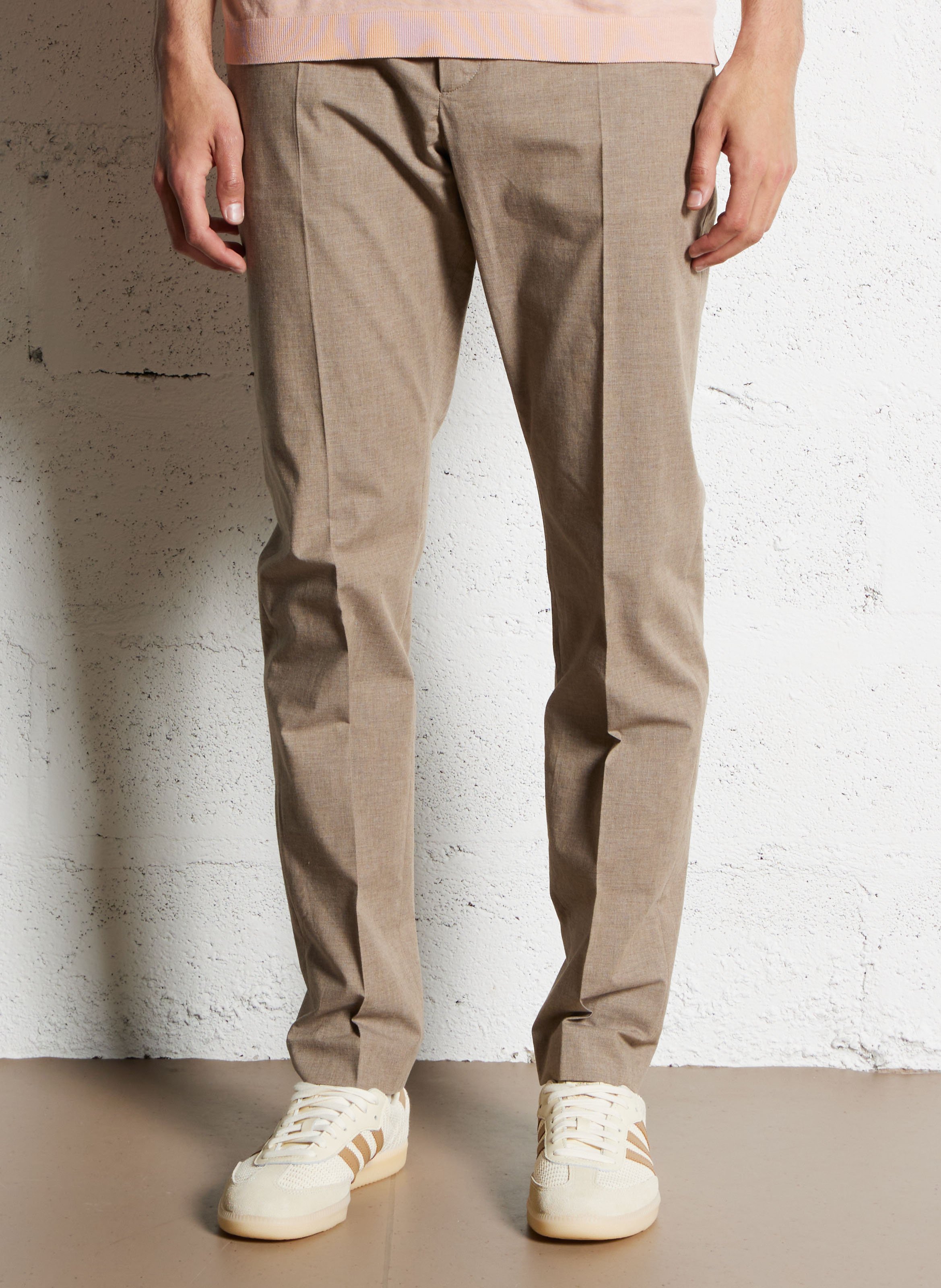 Pantalon costume droit IKKS Beige