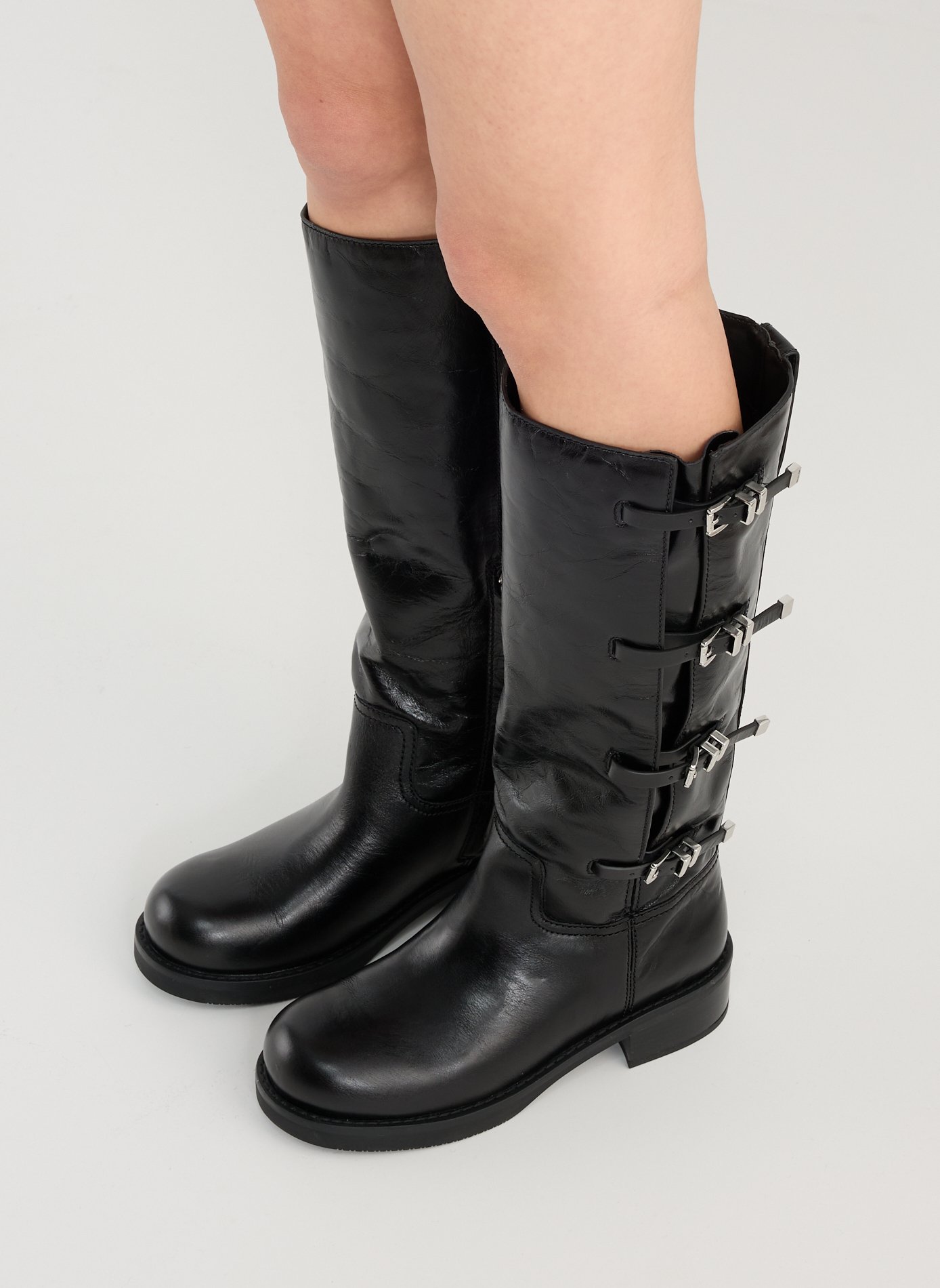 Darrington leather boots MICHAEL KORS Black