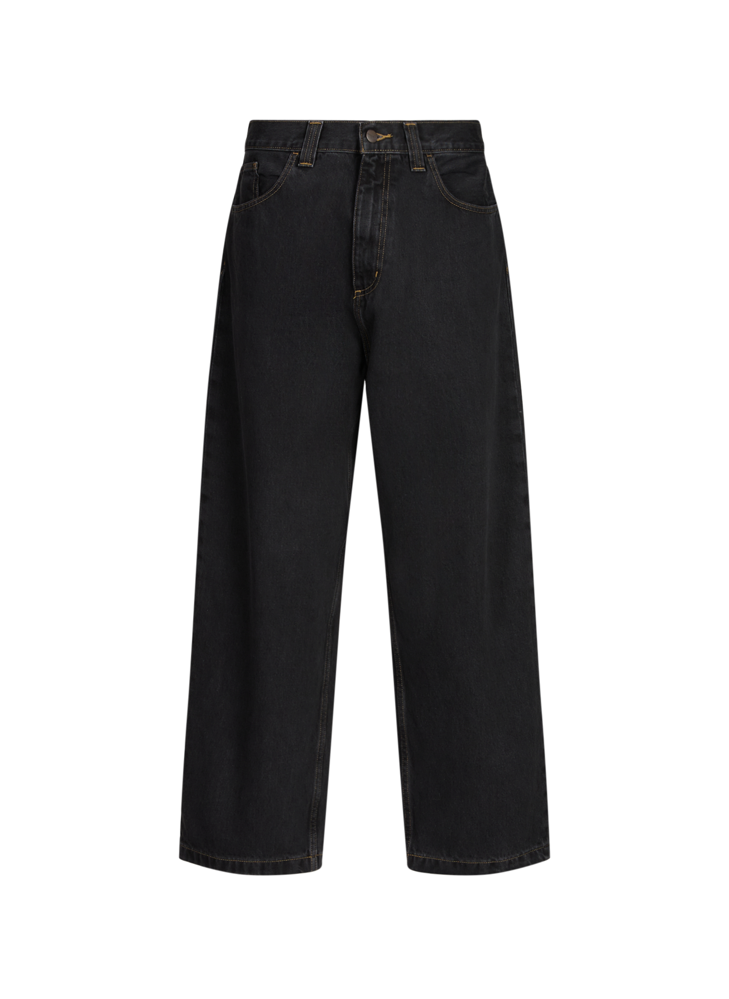 CARHARTT WIP Wide cotton jeans Black