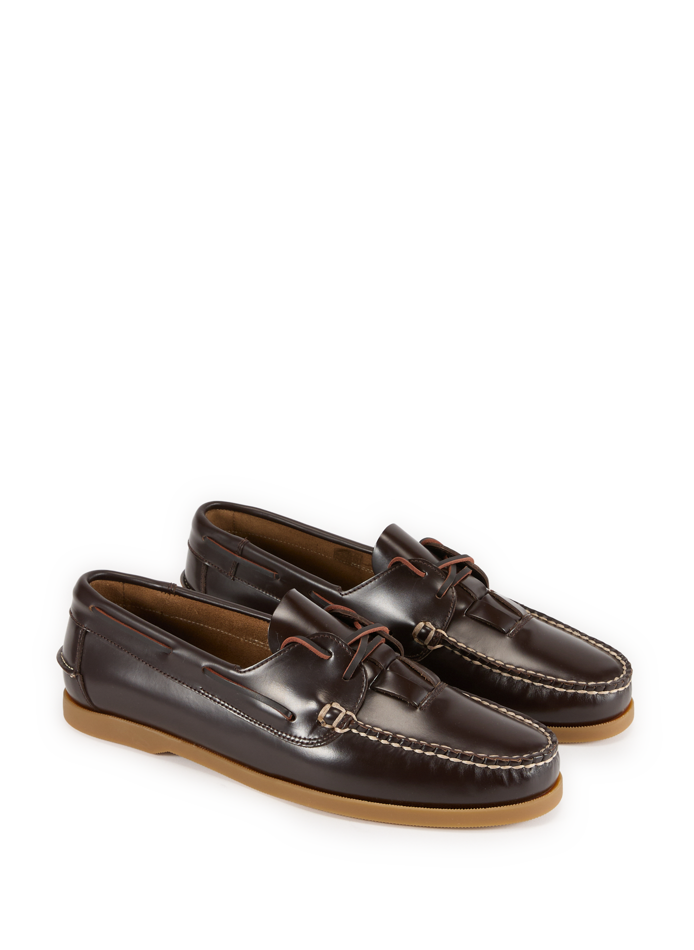 Sauler leather moccasins HEREU Brown