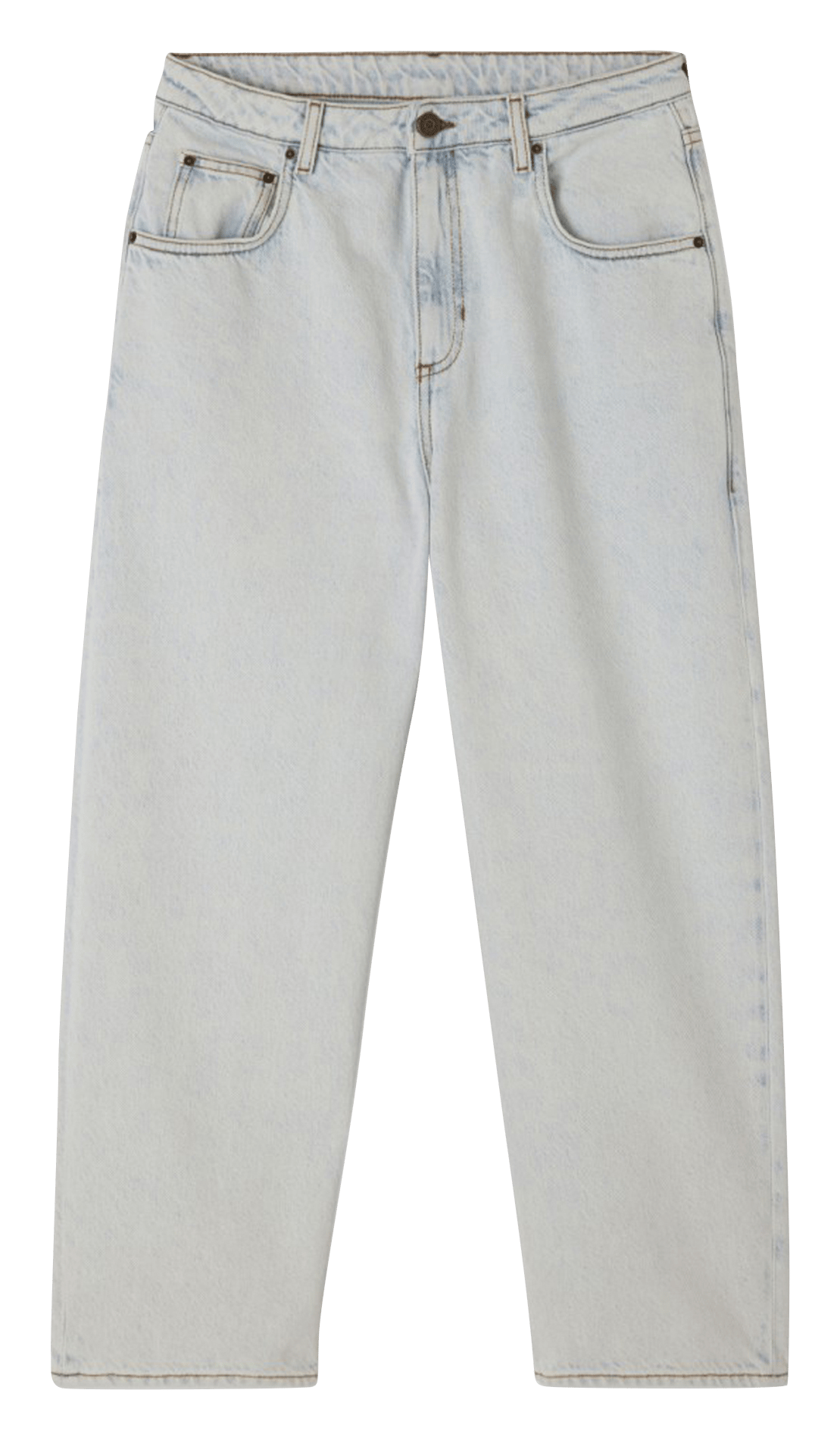 Jean mom en denim délavé joybird-b AMERICAN VINTAGE Bleu