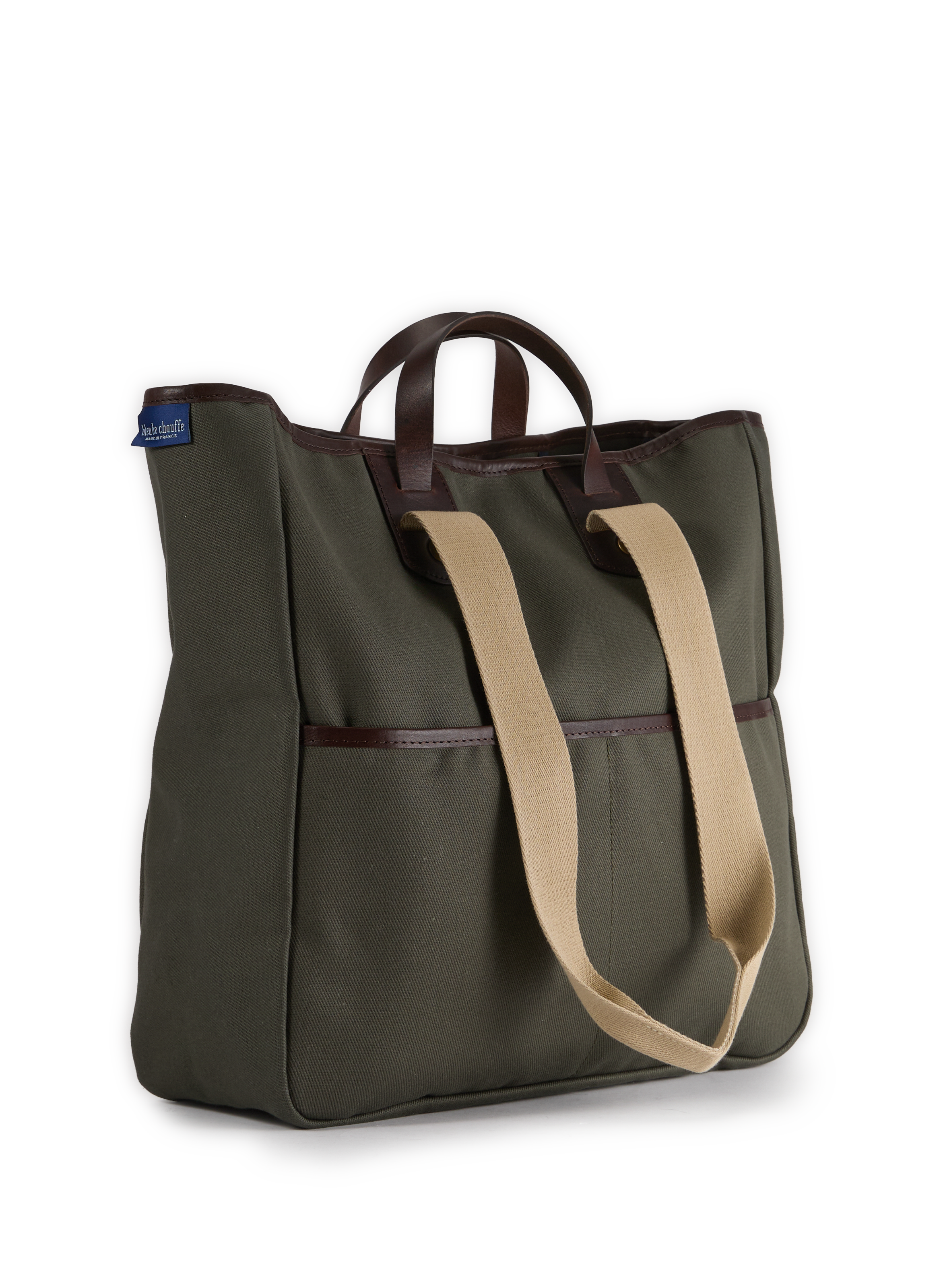 Meline cotton tote bag BLEU DE CHAUFFE Khaki