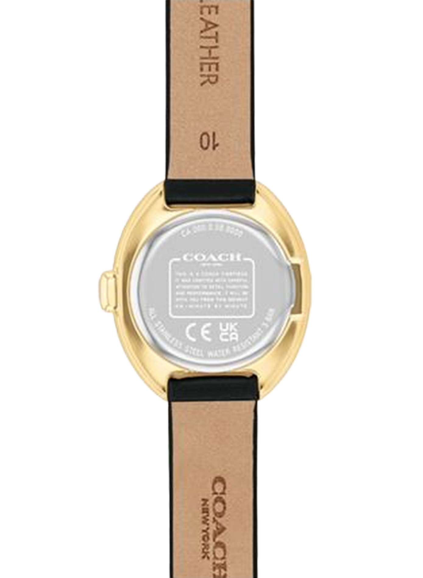 Montre quartz Sammy en cuir COACH MONTRES Noir
