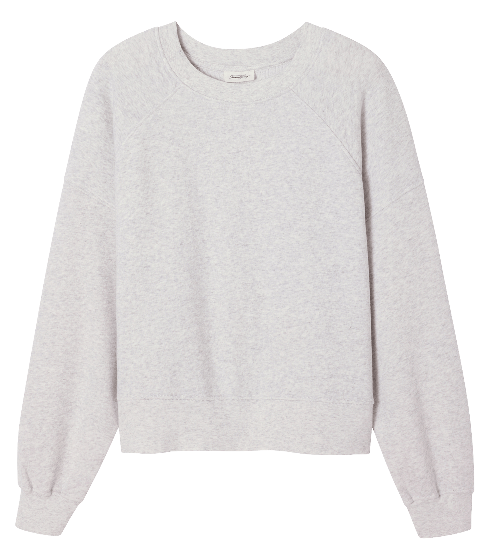 Sweat oversize col rond en coton mélangé atubay AMERICAN VINTAGE Gris