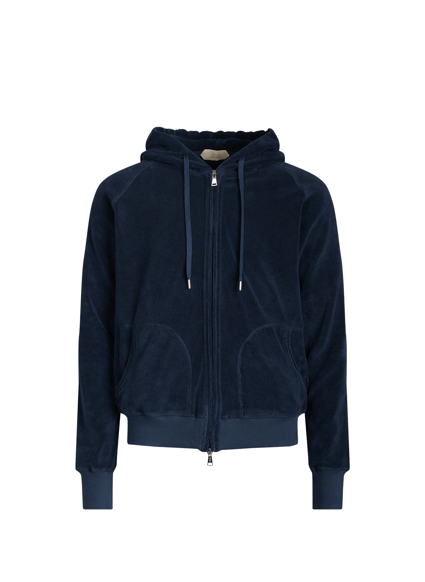 Veste éponge à capuche en coton mélangé AURELIEN Bleu