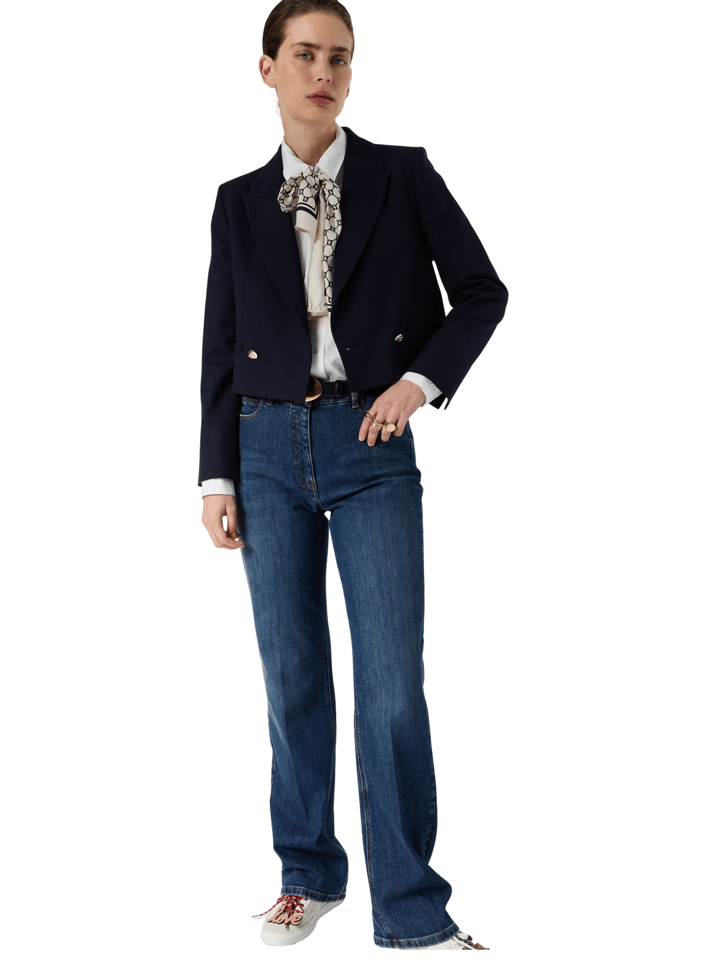 Veste courte de tailleur - tessie GERARD DAREL Bleu