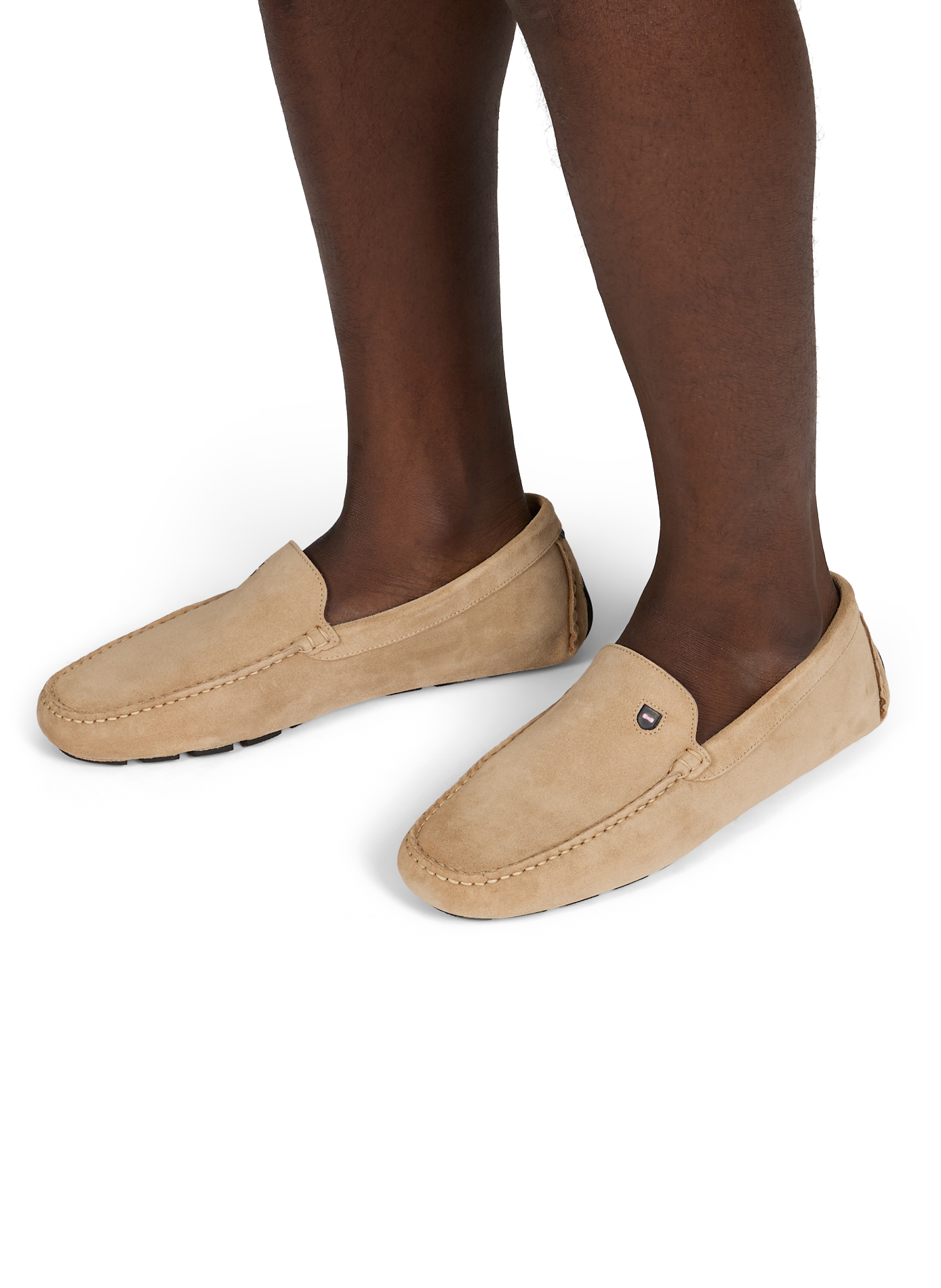 Suede loafers EDEN PARK Beige