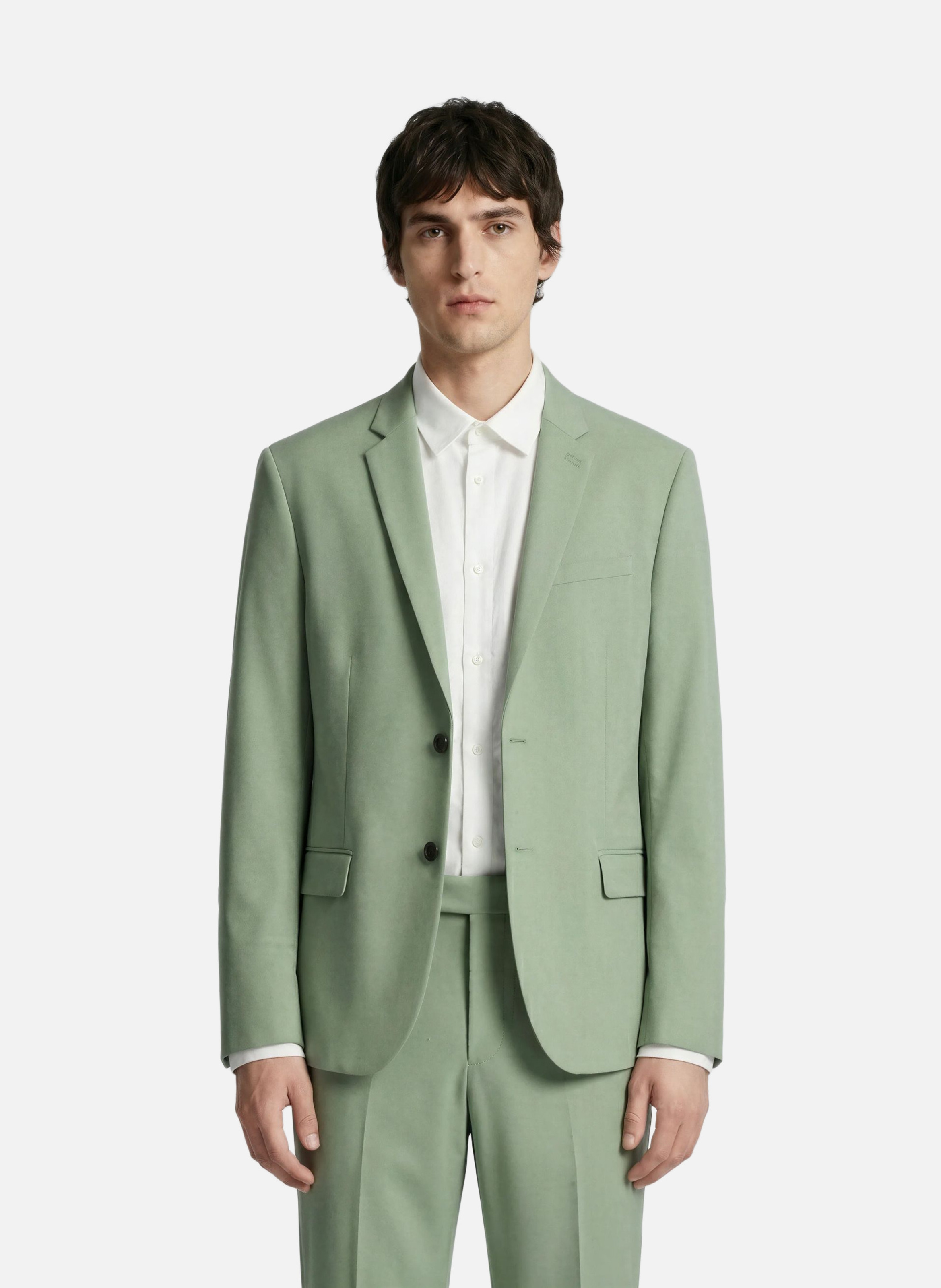 Veste de costume en laine THE KOOPLES Vert